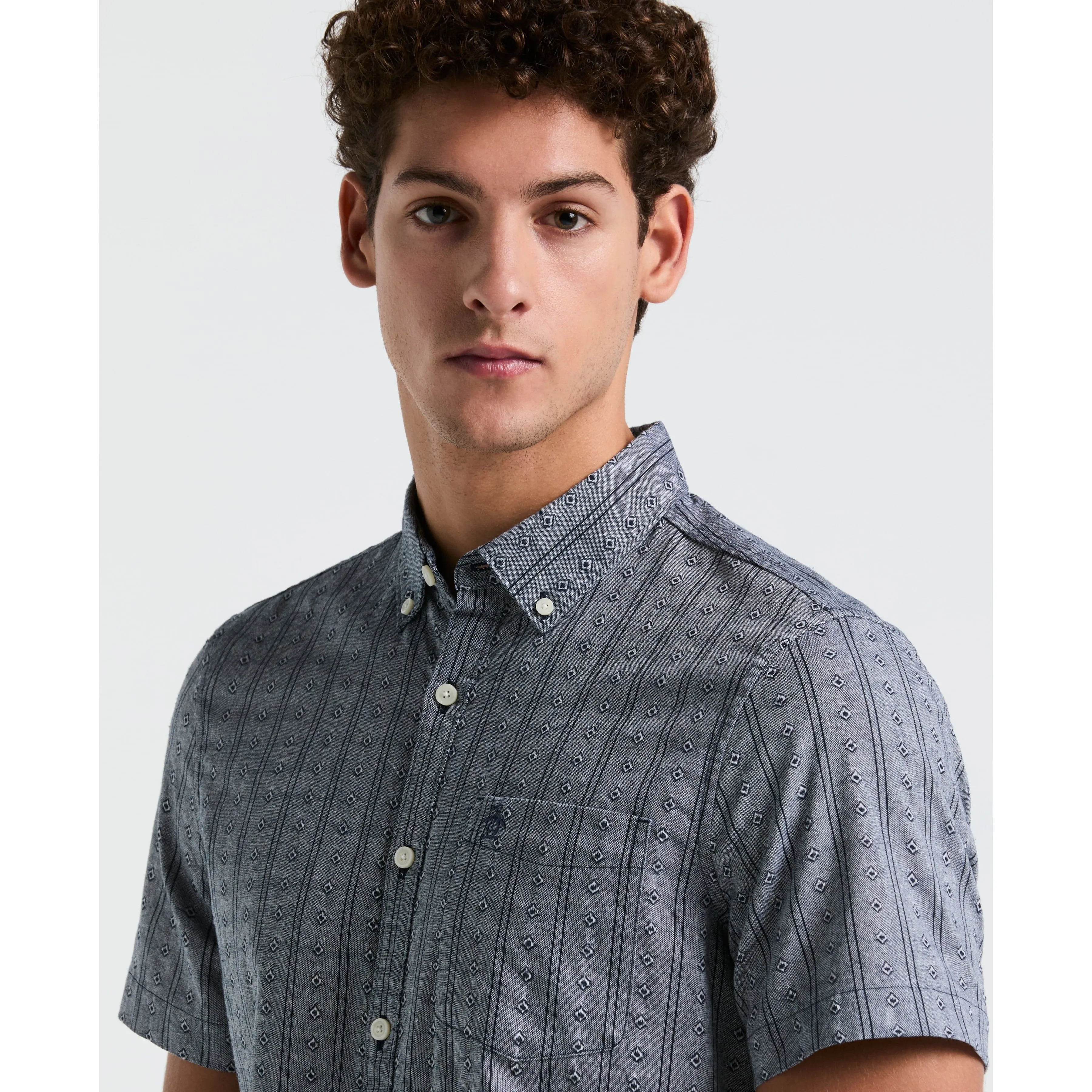 Dobby Geo Shirt sold by Original Penguin product image thumbnail 3