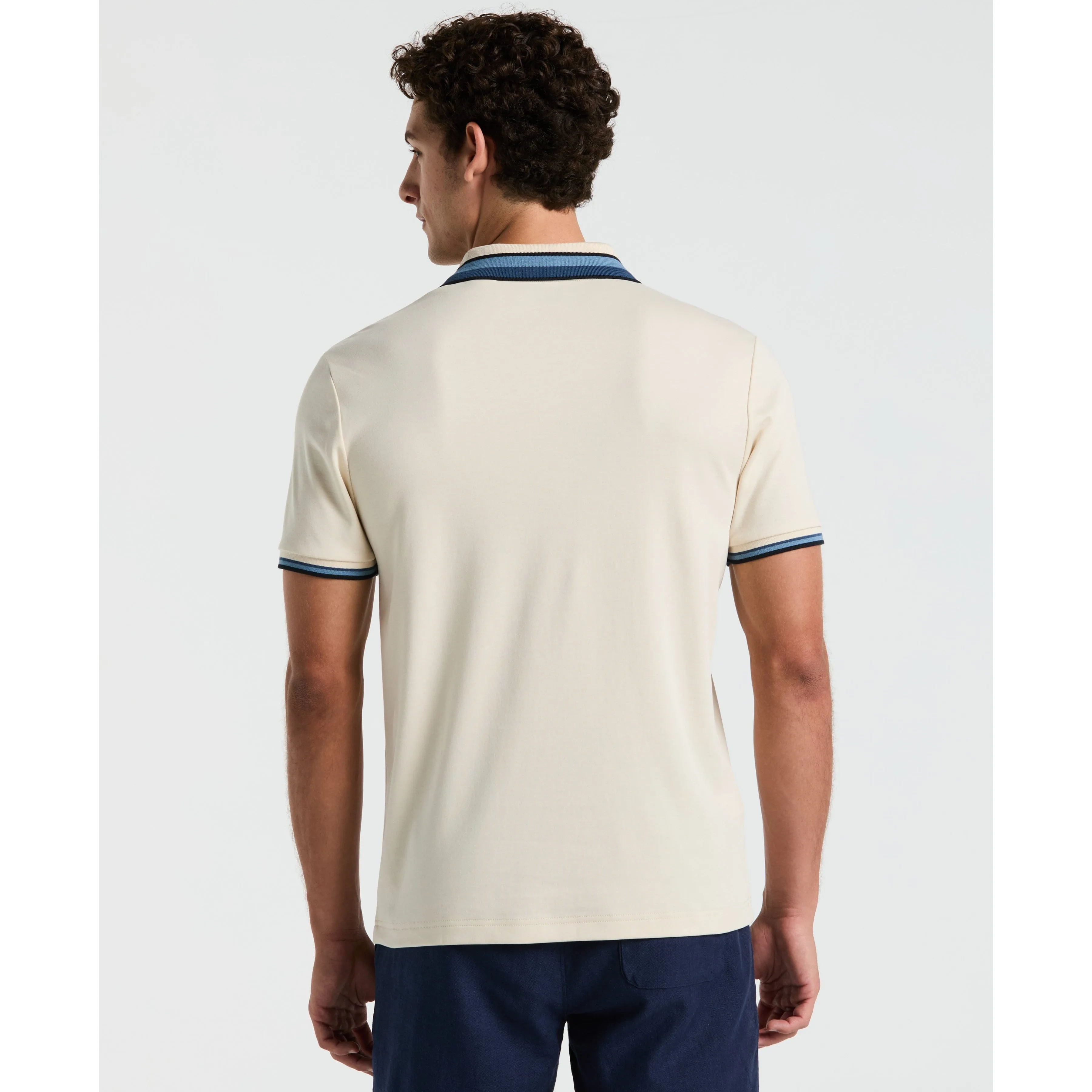 Cotton Interlock Tipped Polo sold by Original Penguin product image thumbnail 4