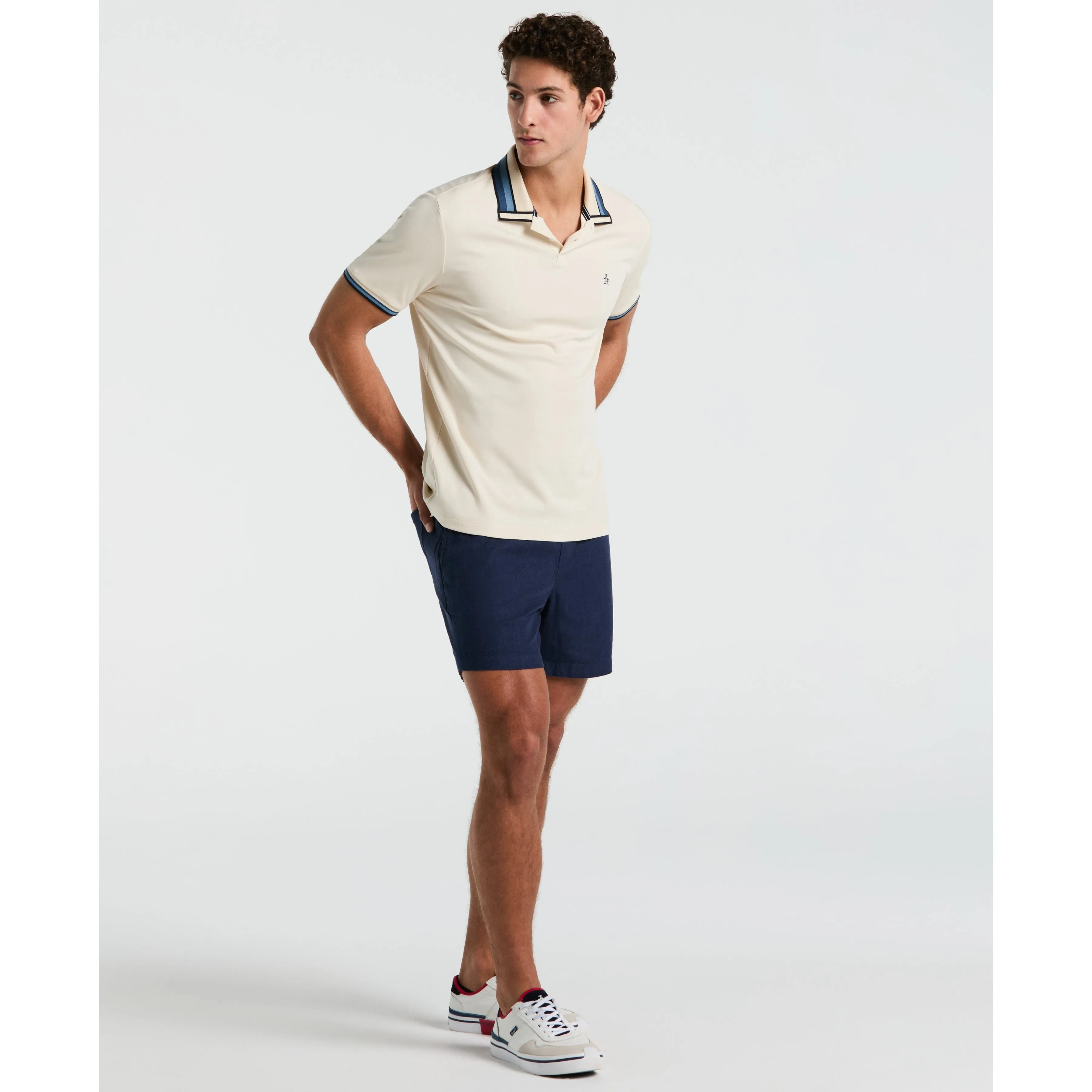 Cotton Interlock Tipped Polo sold by Original Penguin product image thumbnail 2