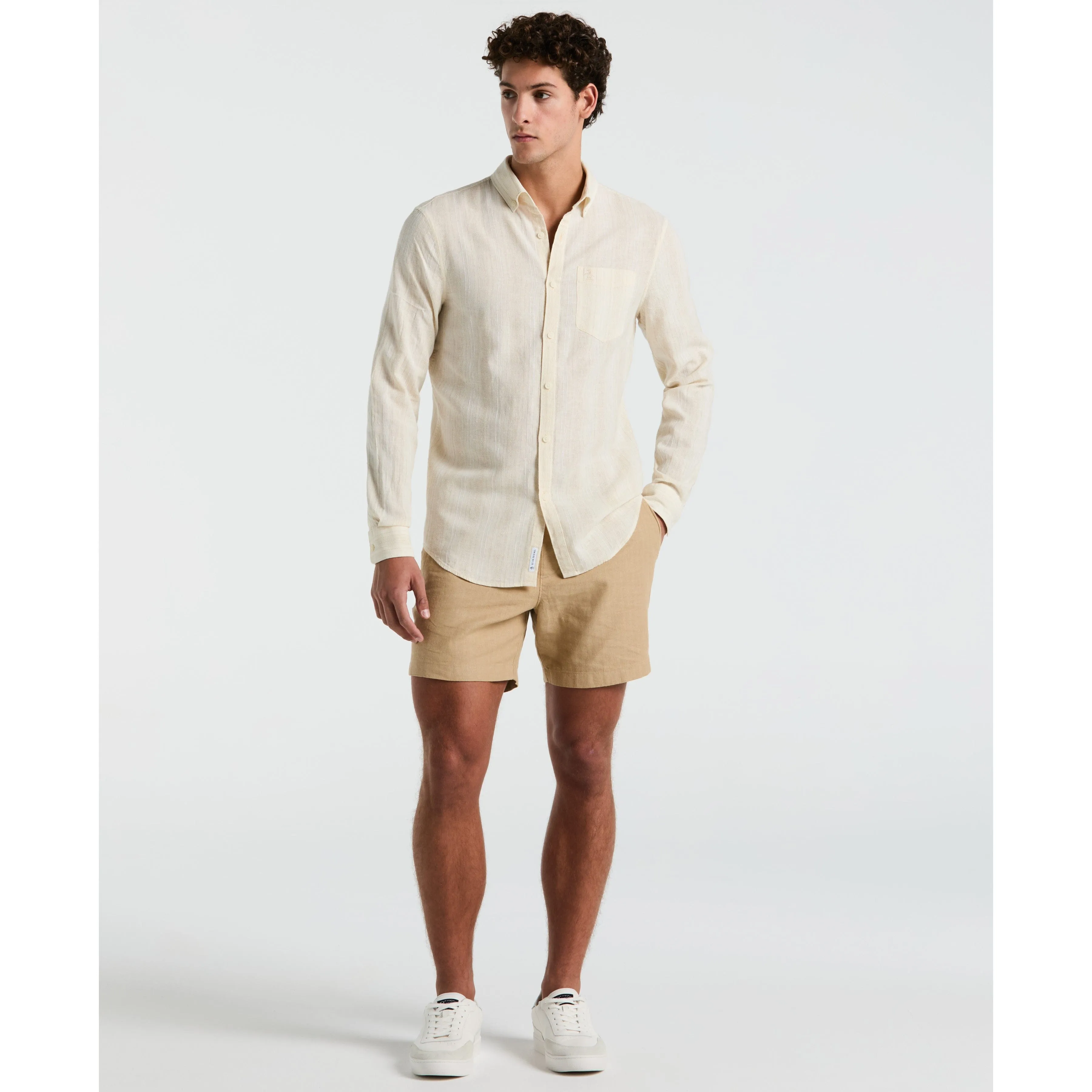 Long Sleeve Dobby Vertical Stripe Shirt sold by Original Penguin product image thumbnail 2