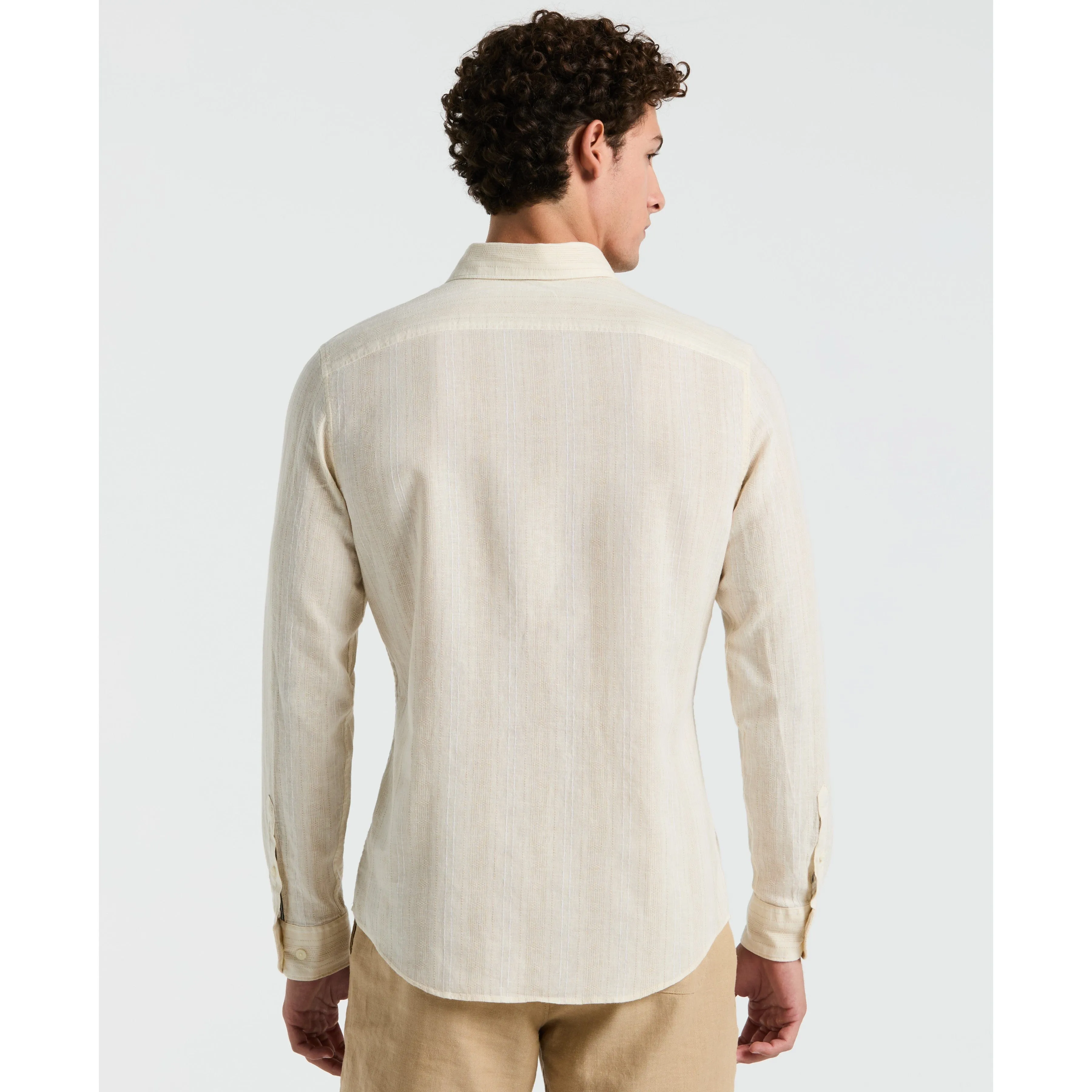 Long Sleeve Dobby Vertical Stripe Shirt sold by Original Penguin product image thumbnail 4