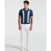 Vertical Stripe Sweater Polo sold by Original Penguin