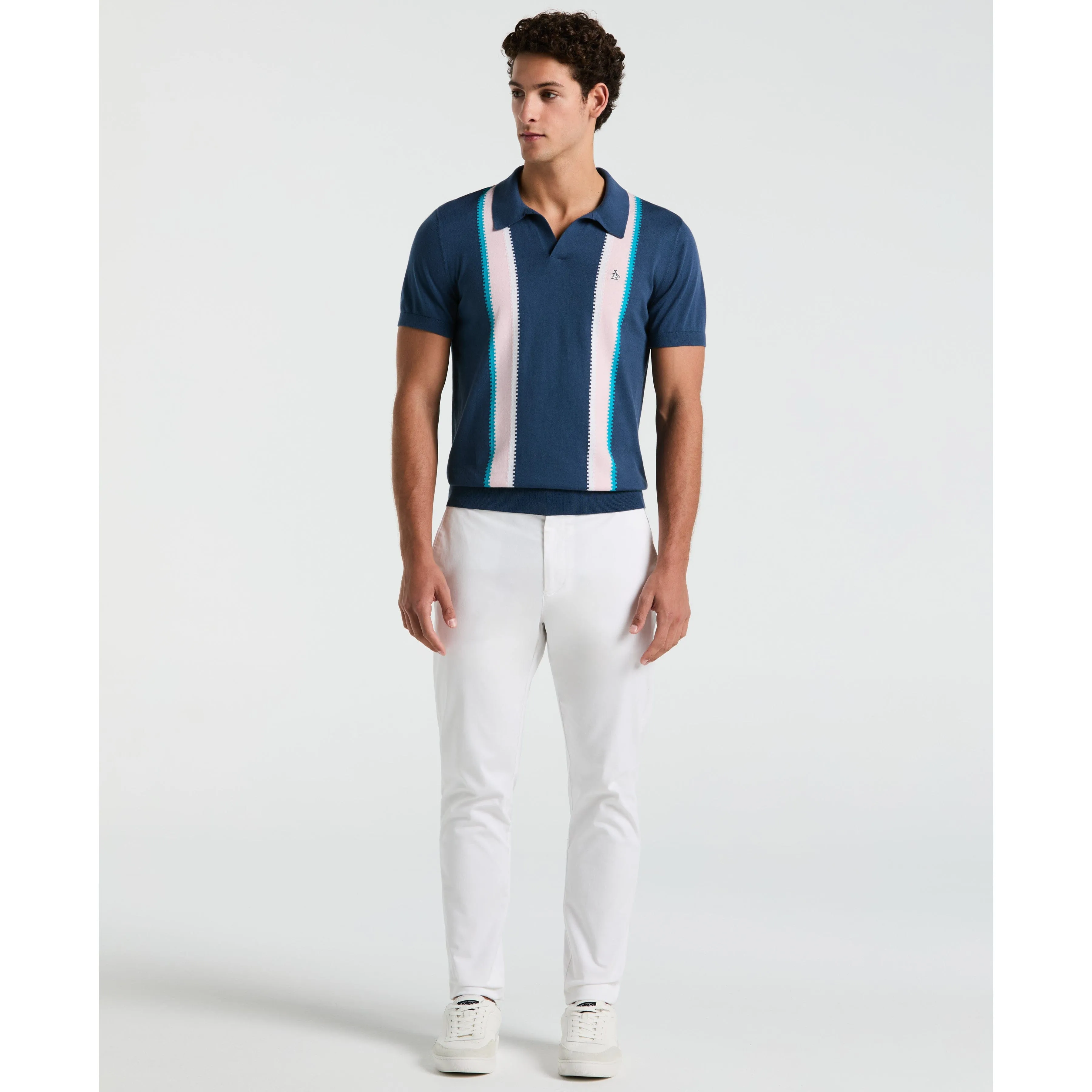 Vertical Stripe Sweater Polo sold by Original Penguin product image thumbnail 2