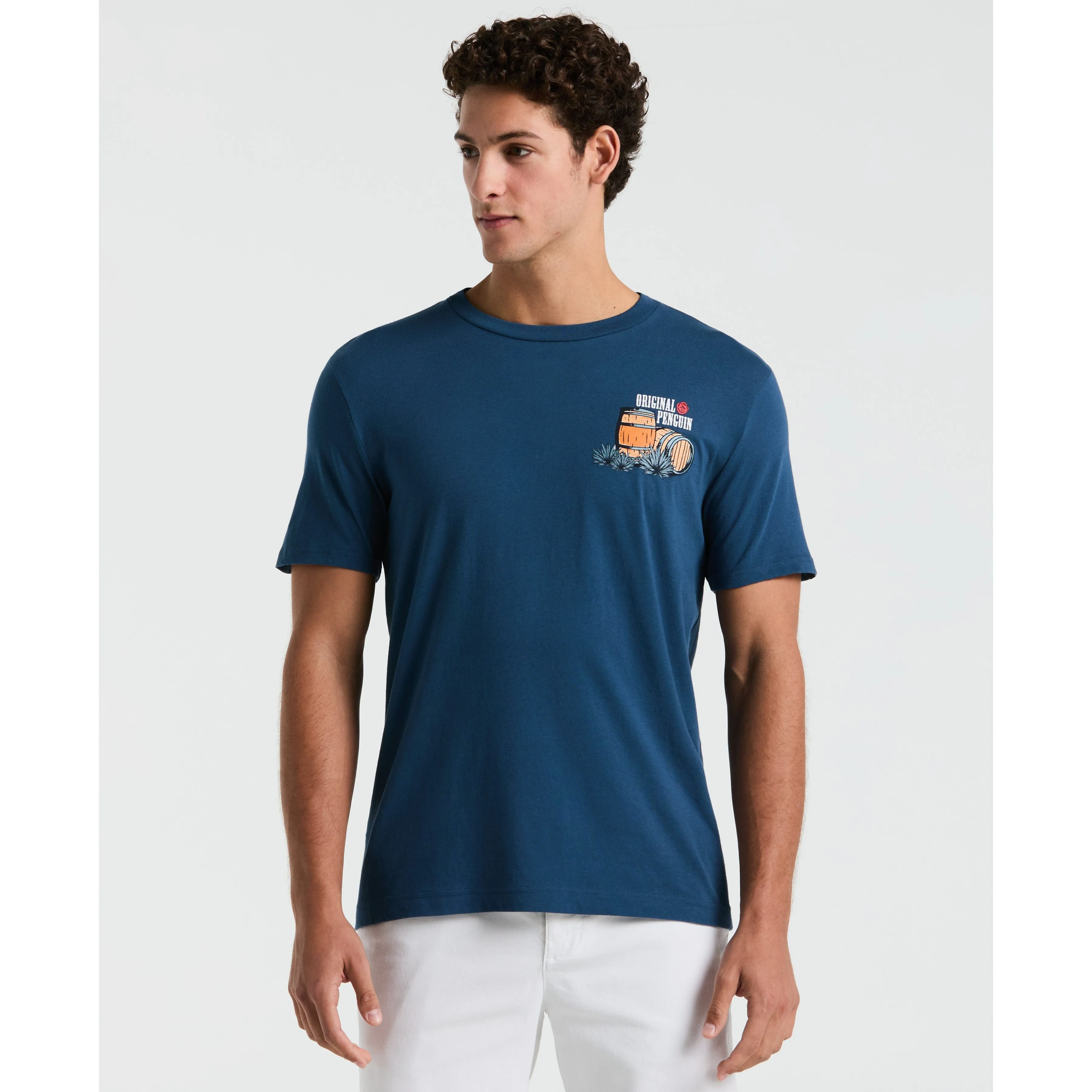 Jersey Graphic Distillery Tee sold by Original Penguin