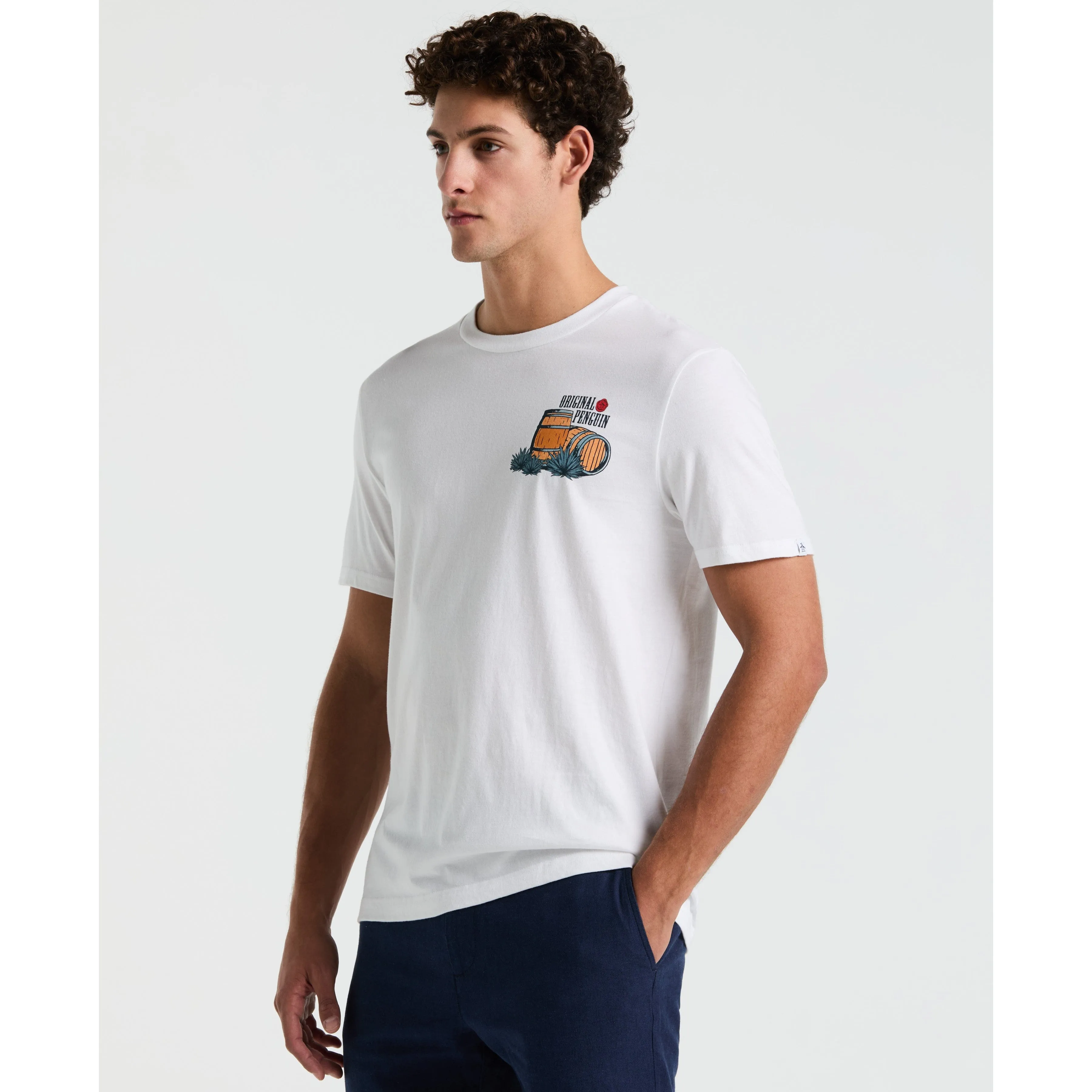 Jersey Graphic Distillery Tee sold by Original Penguin