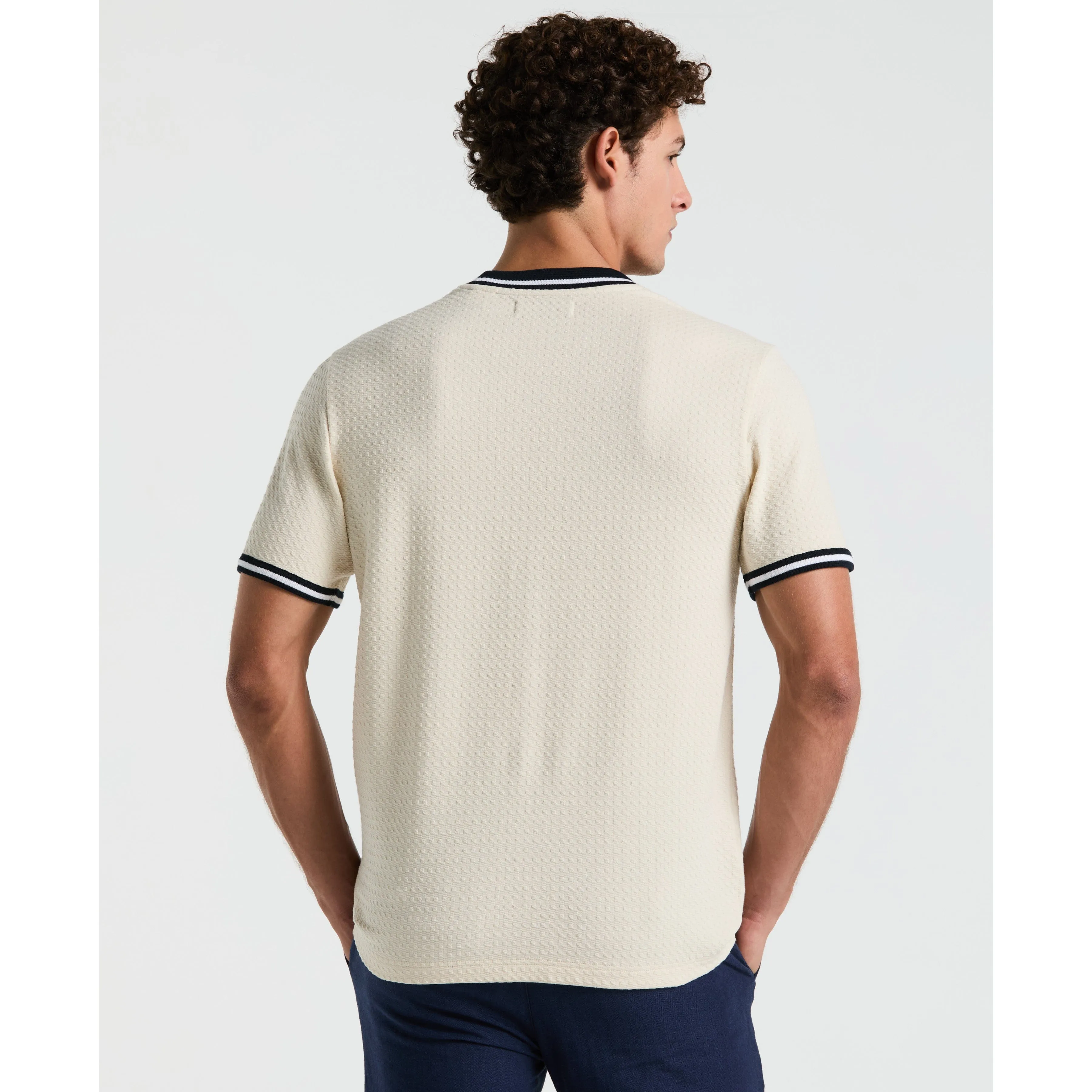 Jacquard All-Over Ringer Tee sold by Original Penguin product image thumbnail 4