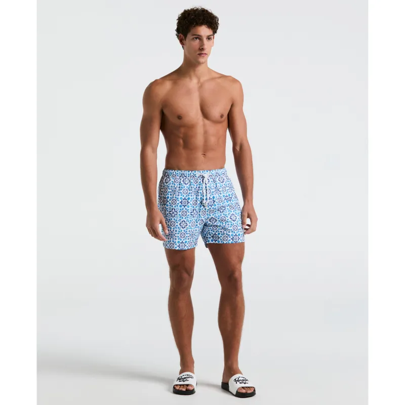 5" All-Over Print Talavera Swim Short sold by Original Penguin