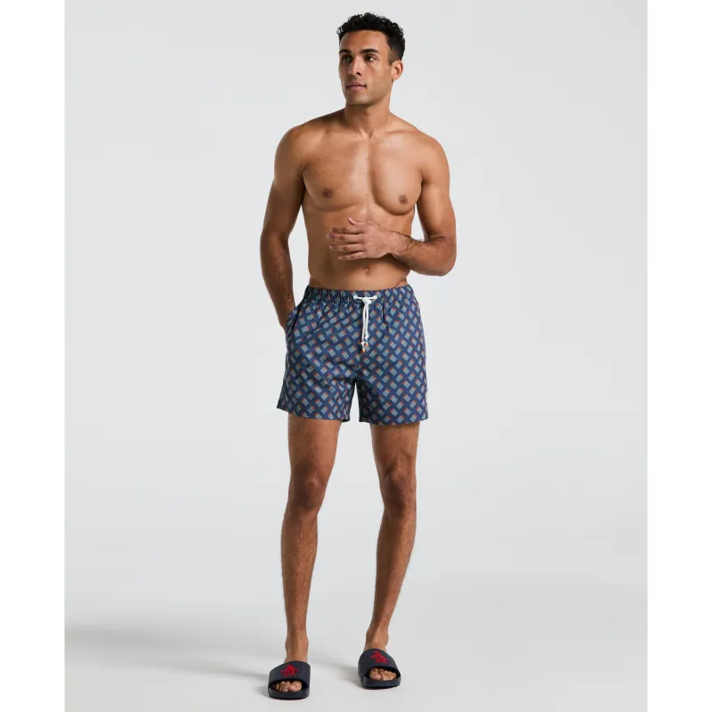 5" Pride All-Over Stripe Swim Short sold by Original Penguin