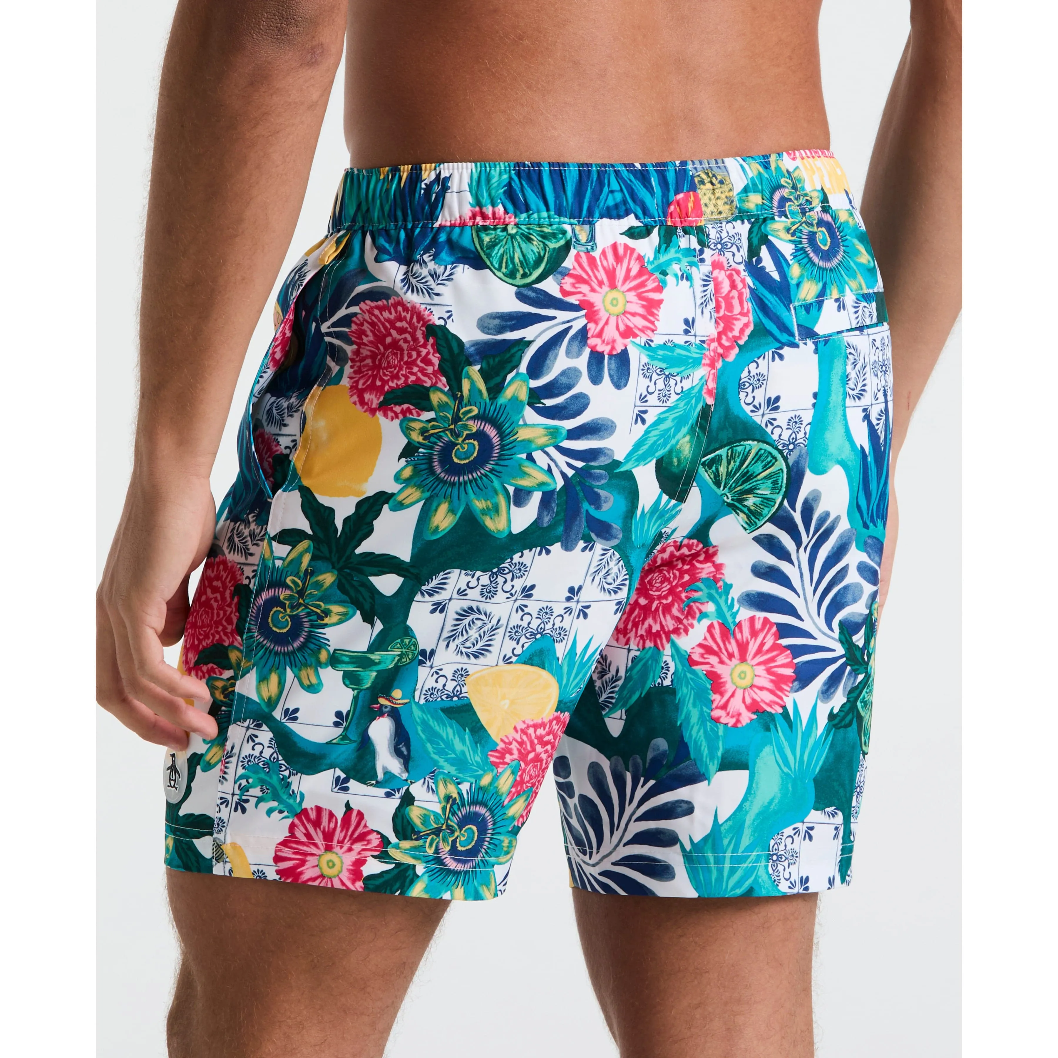 7" All-Over Floral Collage Swim Short sold by Original Penguin product image thumbnail 4