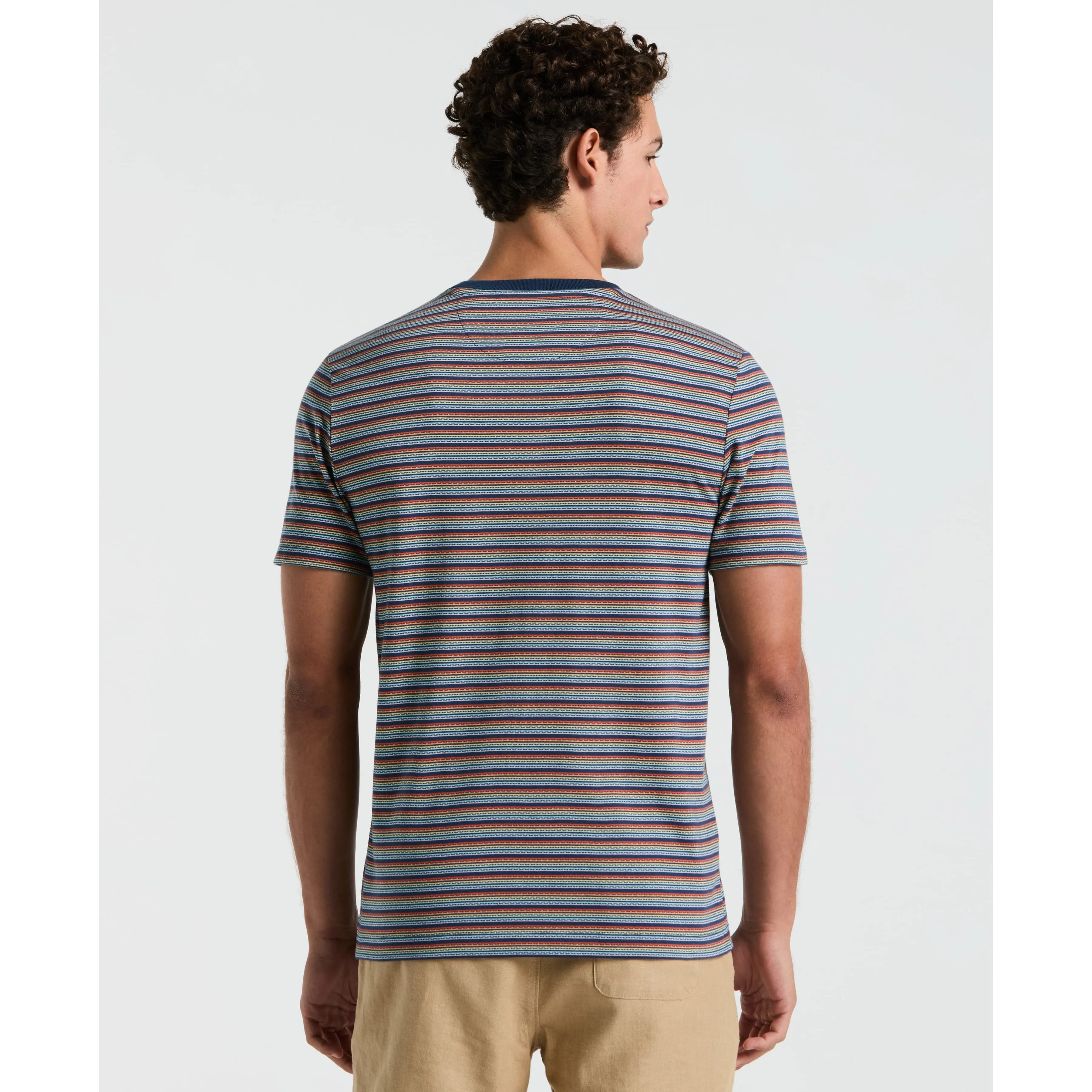 Jacquard Pride Stripe Tee sold by Original Penguin product image thumbnail 4