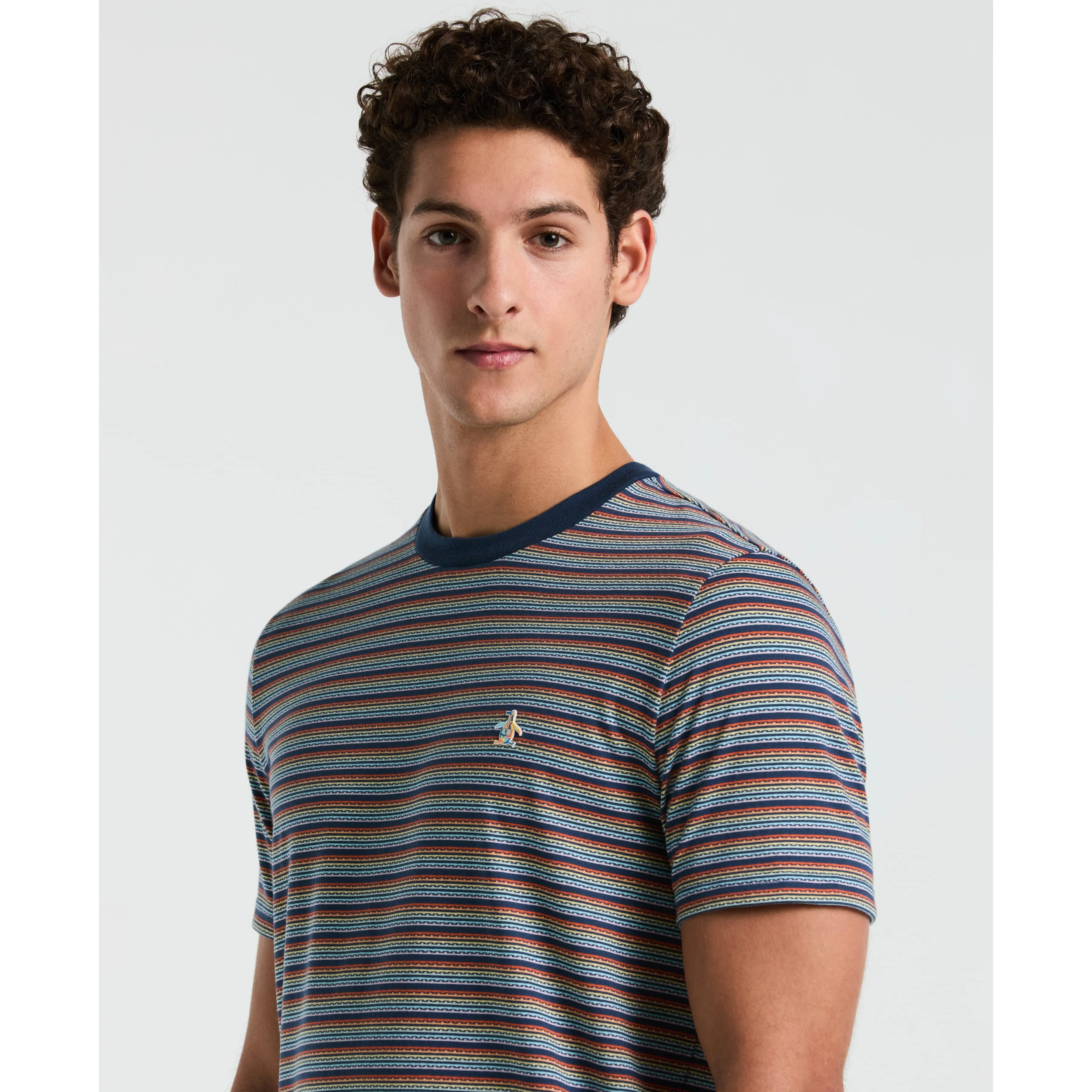 Jacquard Pride Stripe Tee sold by Original Penguin product image thumbnail 3