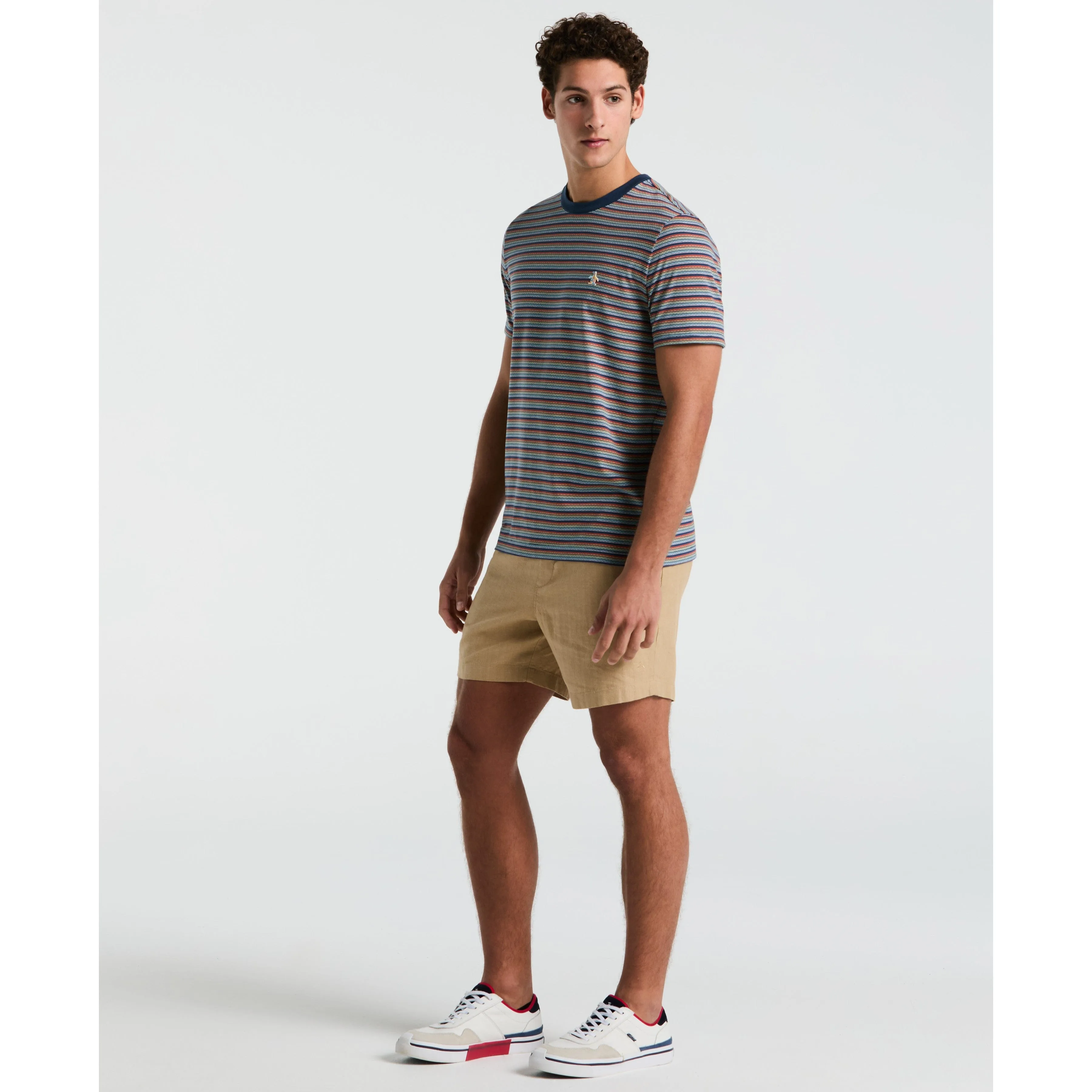 Jacquard Pride Stripe Tee sold by Original Penguin product image thumbnail 2