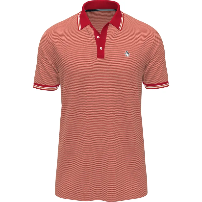 Tricolor Pique Tipped Polo sold by Original Penguin
