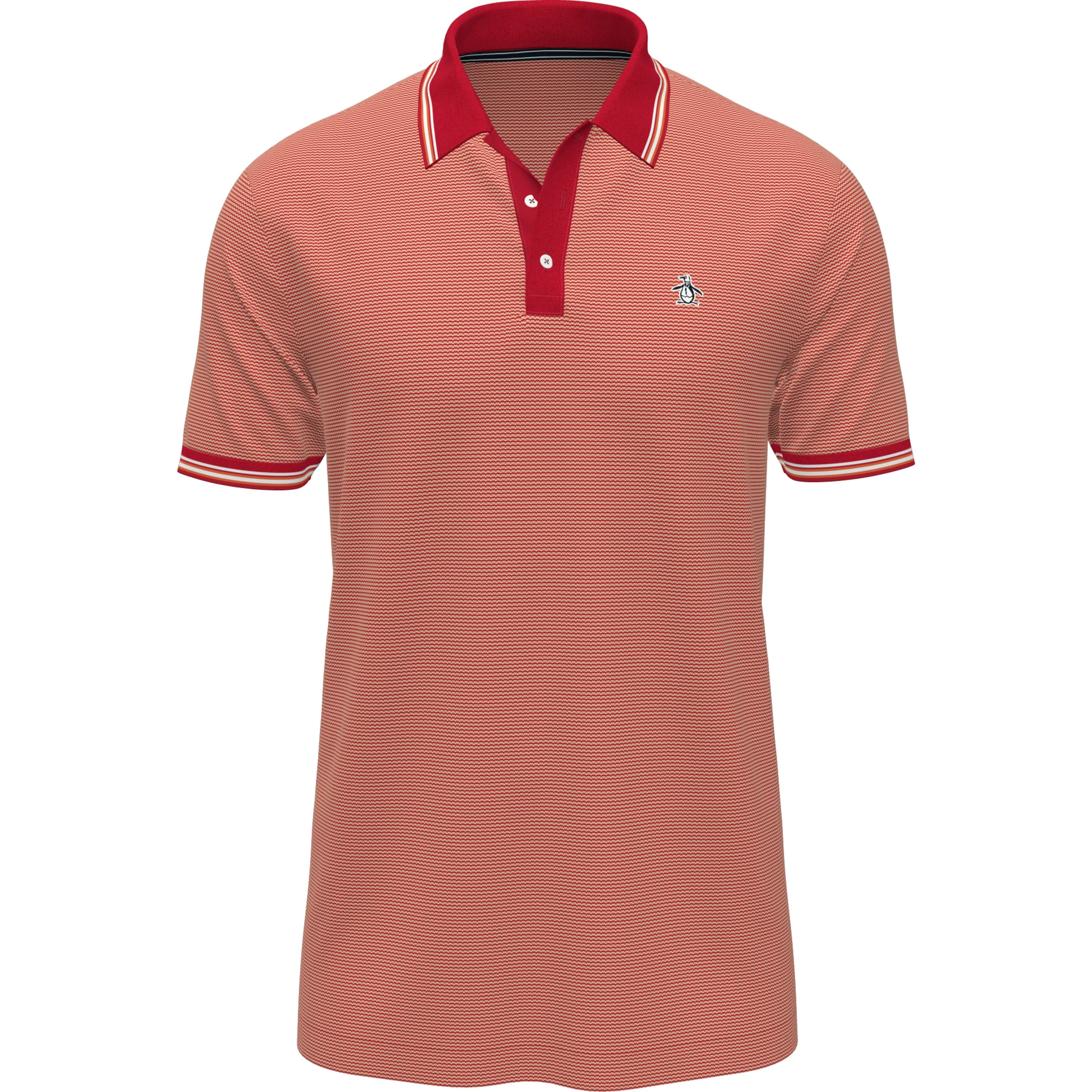 Tricolor Pique Tipped Polo sold by Original Penguin