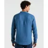 Delave Linen Mandarin Collar Button-Down Shirt sold by Original Penguin