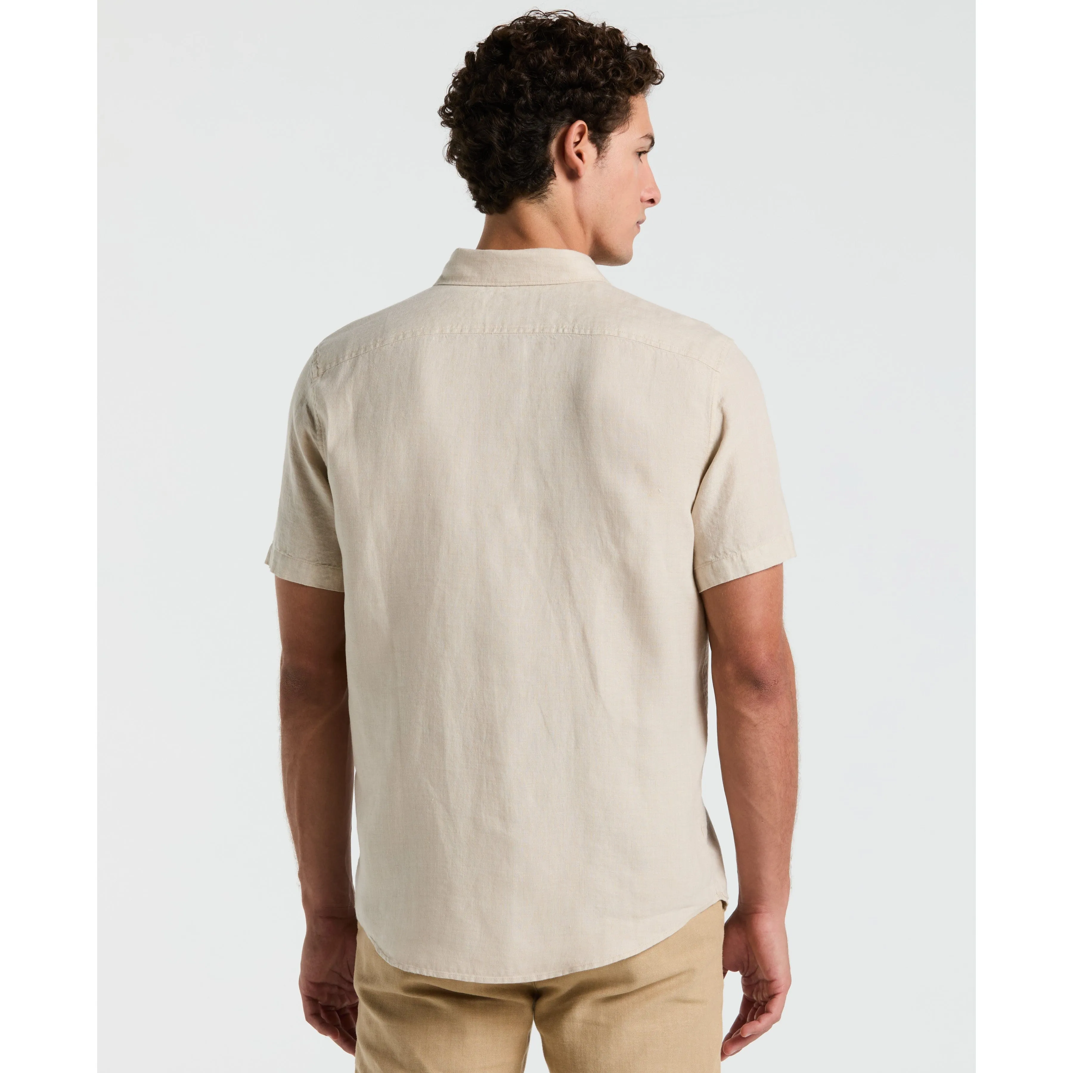 Delave Linen Button-Down Shirt sold by Original Penguin product image thumbnail 4