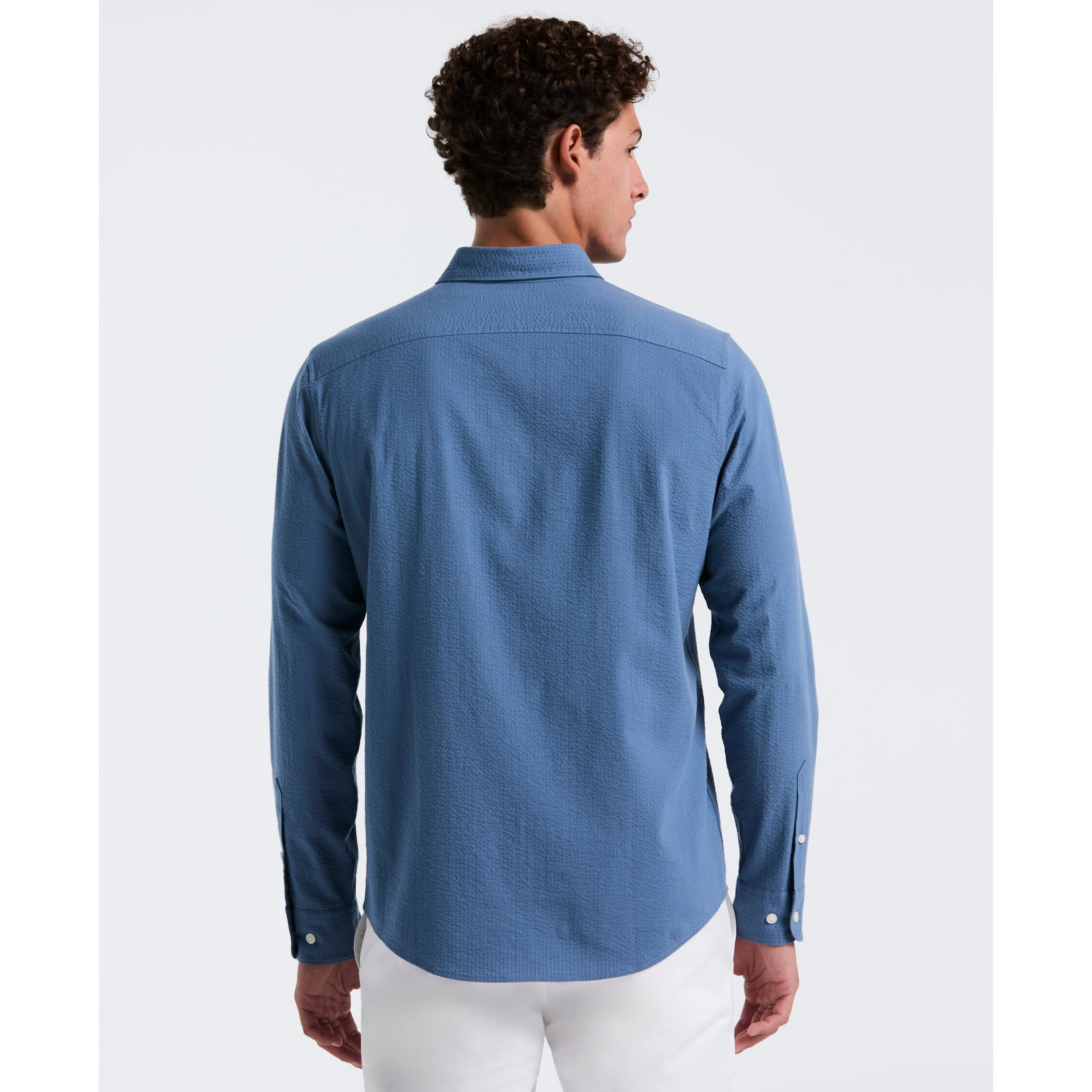 Long Sleeve Seersucker Solid Shirt sold by Original Penguin product image thumbnail 2