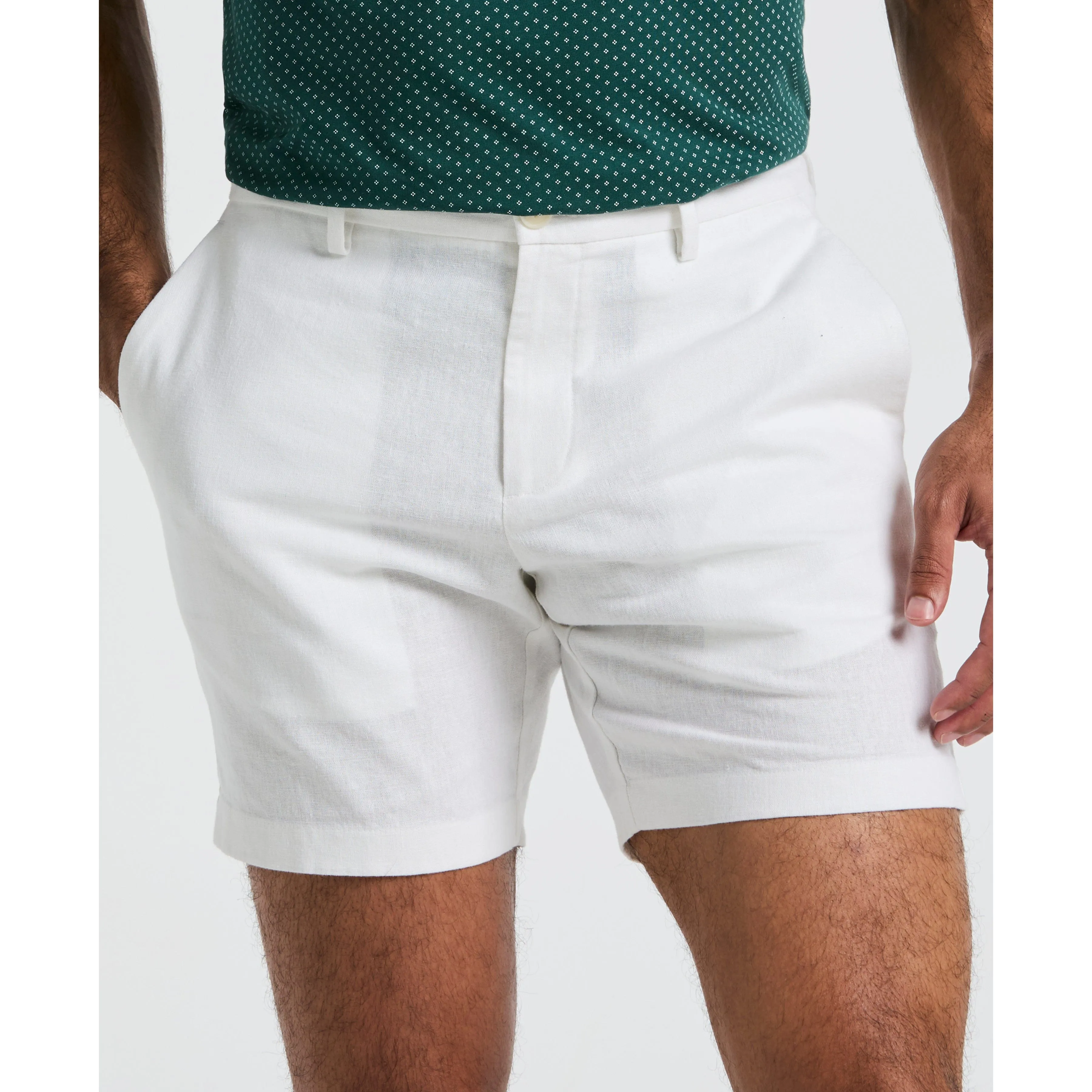 7" Flat Front Linen Blend Short sold by Original Penguin product image thumbnail 3