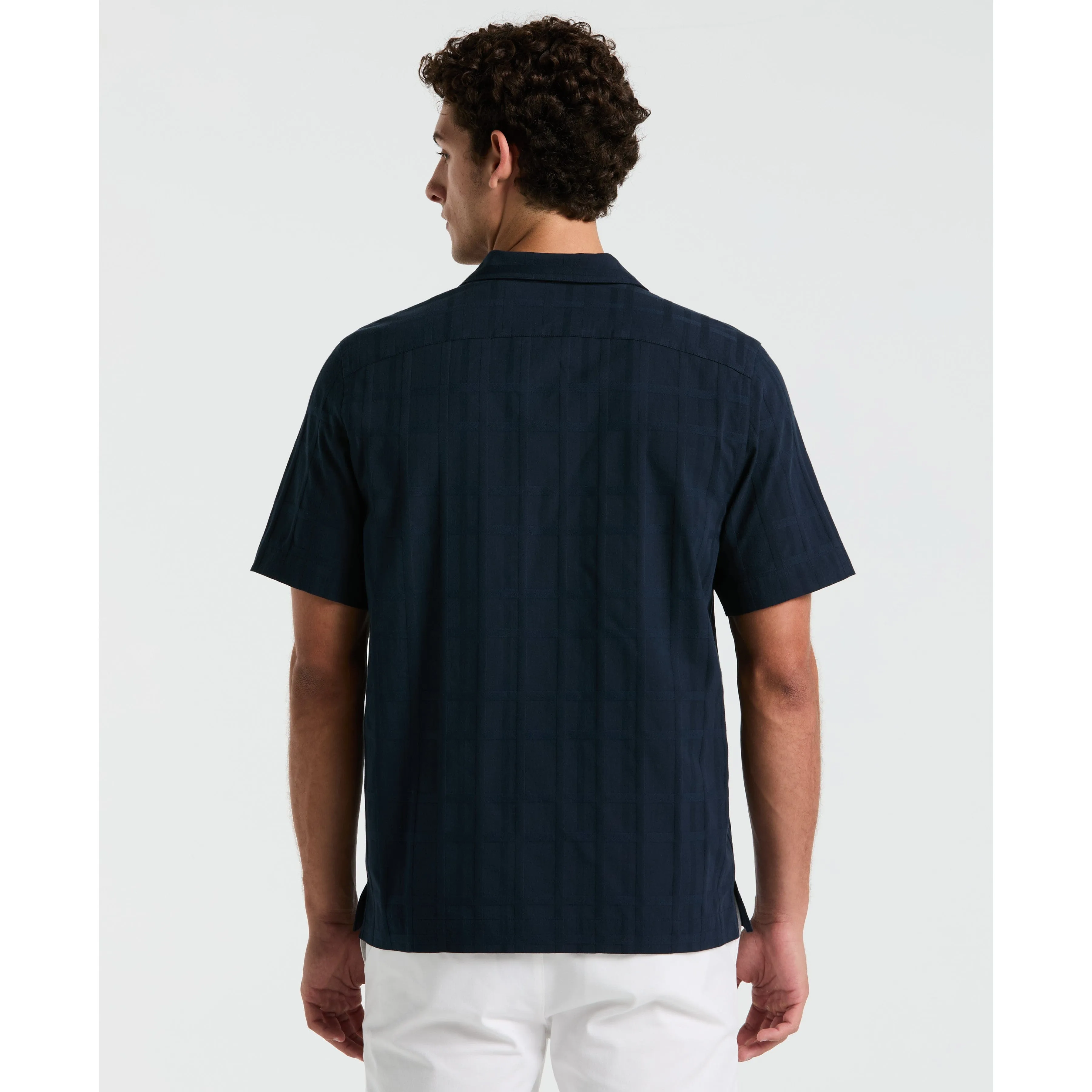 Dobby Tonal Plaid Shirt sold by Original Penguin product image thumbnail 4