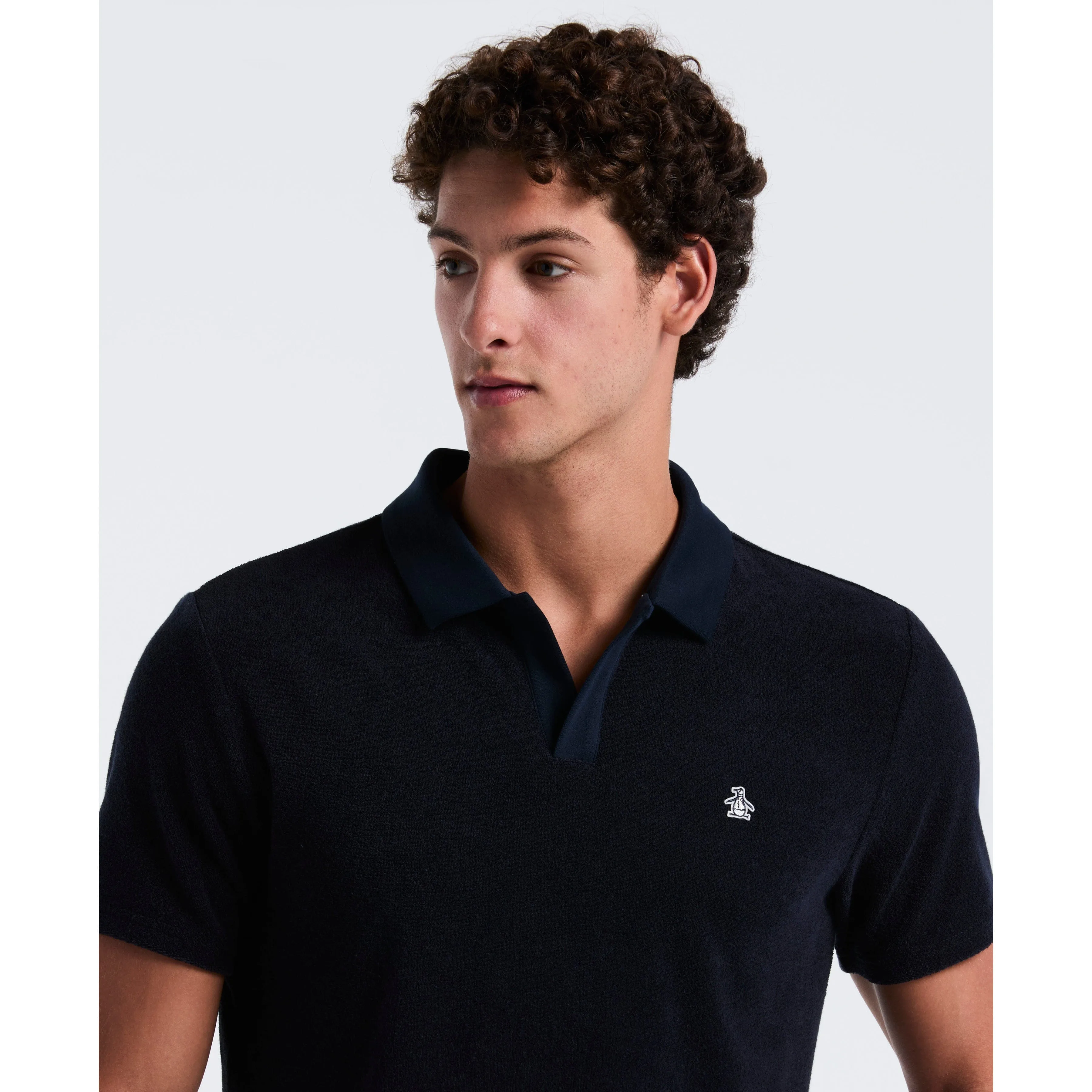 Terry Johnny Collar Polo sold by Original Penguin product image thumbnail 3