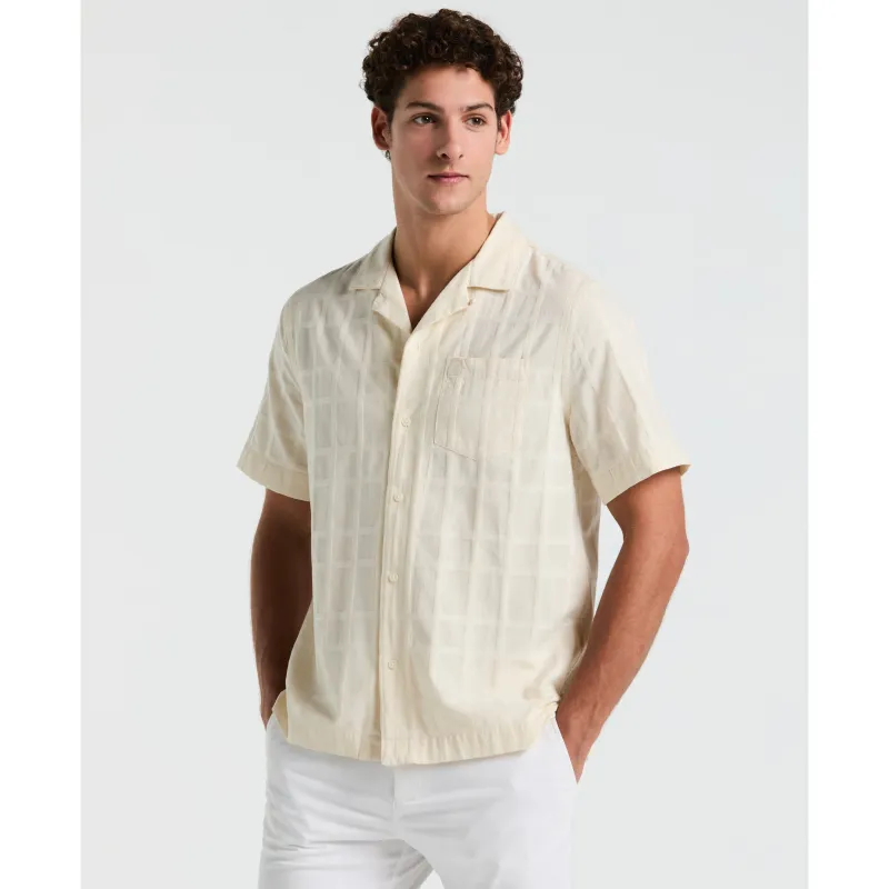 Dobby Tonal Plaid Shirt sold by Original Penguin