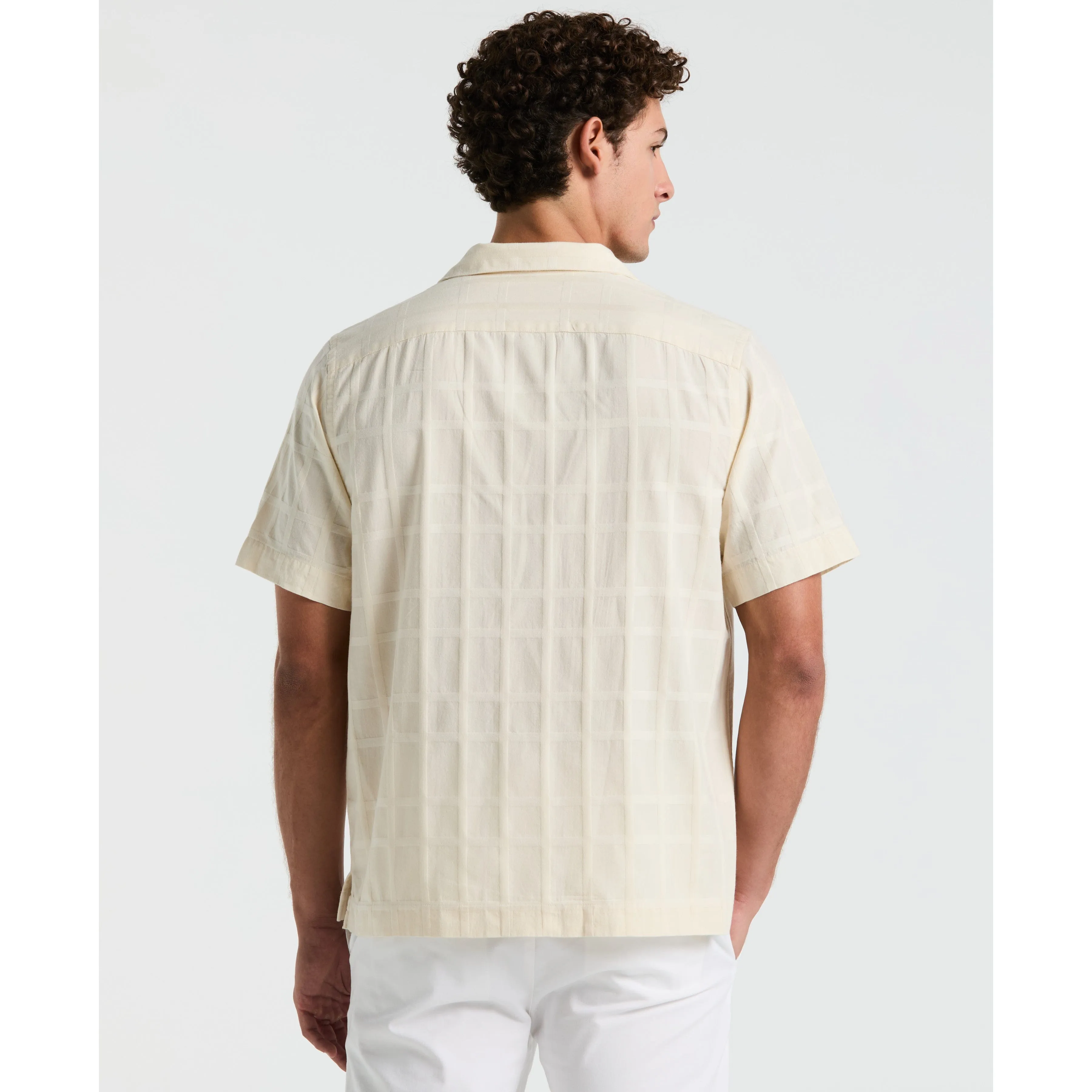 Dobby Tonal Plaid Shirt sold by Original Penguin product image thumbnail 4