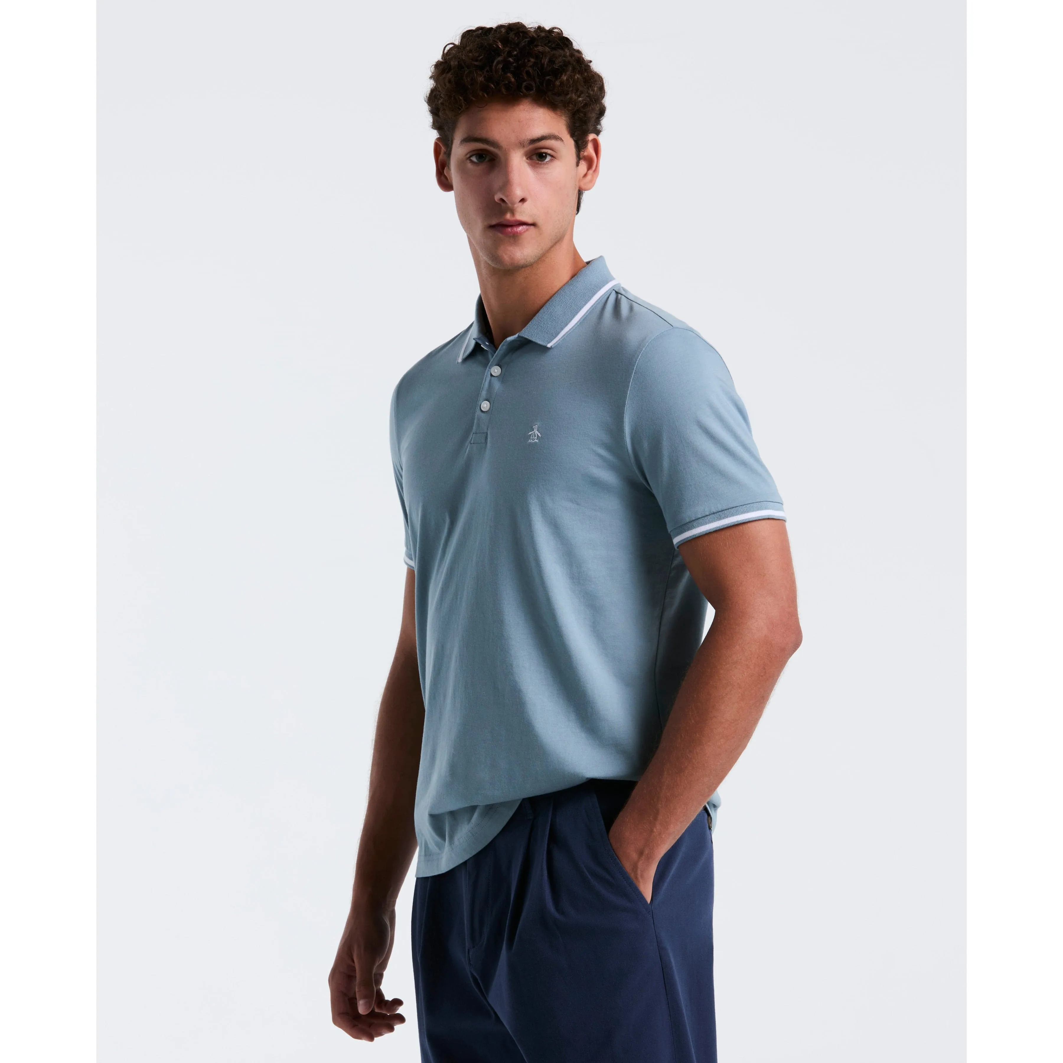 Tipped Jersey Polo sold by Original Penguin