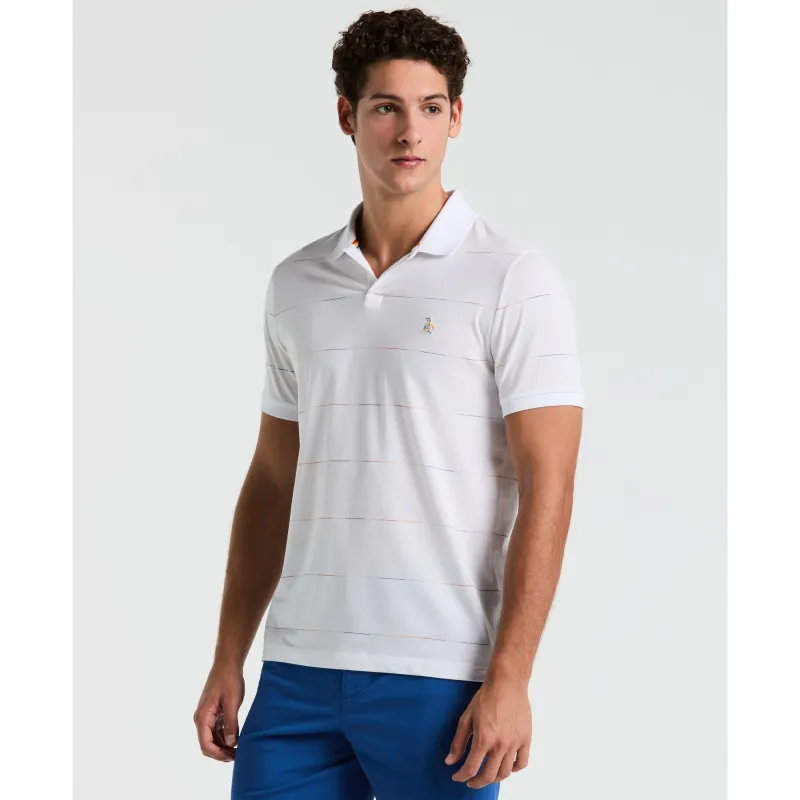 Pride Space Dye Stripe Polo sold by Original Penguin