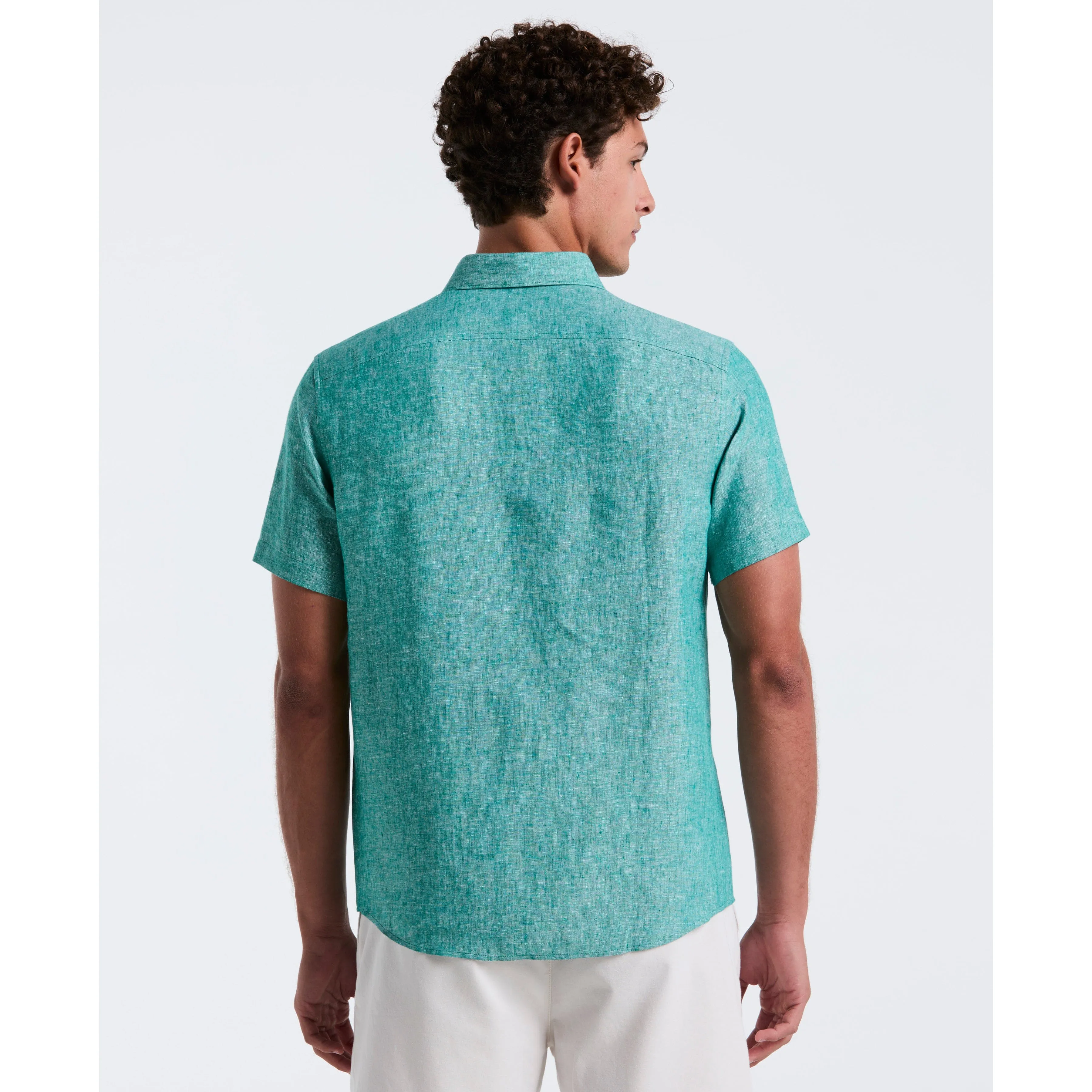 Short Sleeve Washed Linen Shirt sold by Original Penguin product image thumbnail 2