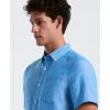 Short Sleeve Washed Linen Shirt sold by Original Penguin
