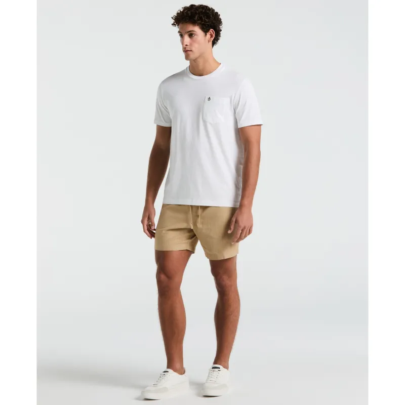 6" Linen Blend Short sold by Original Penguin