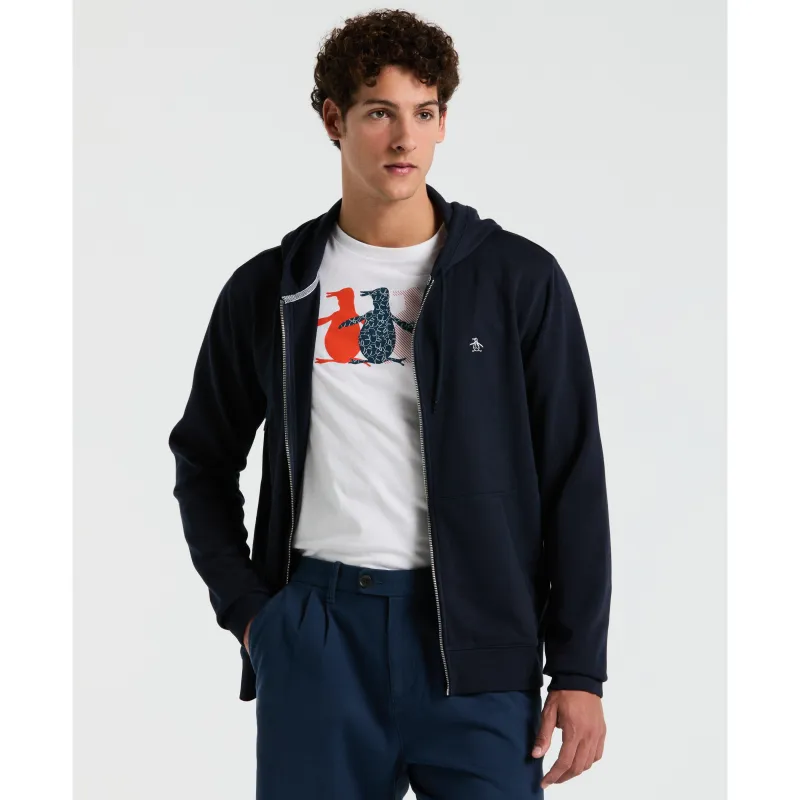 Embroidered Pete Full Zip Hoodie sold by Original Penguin