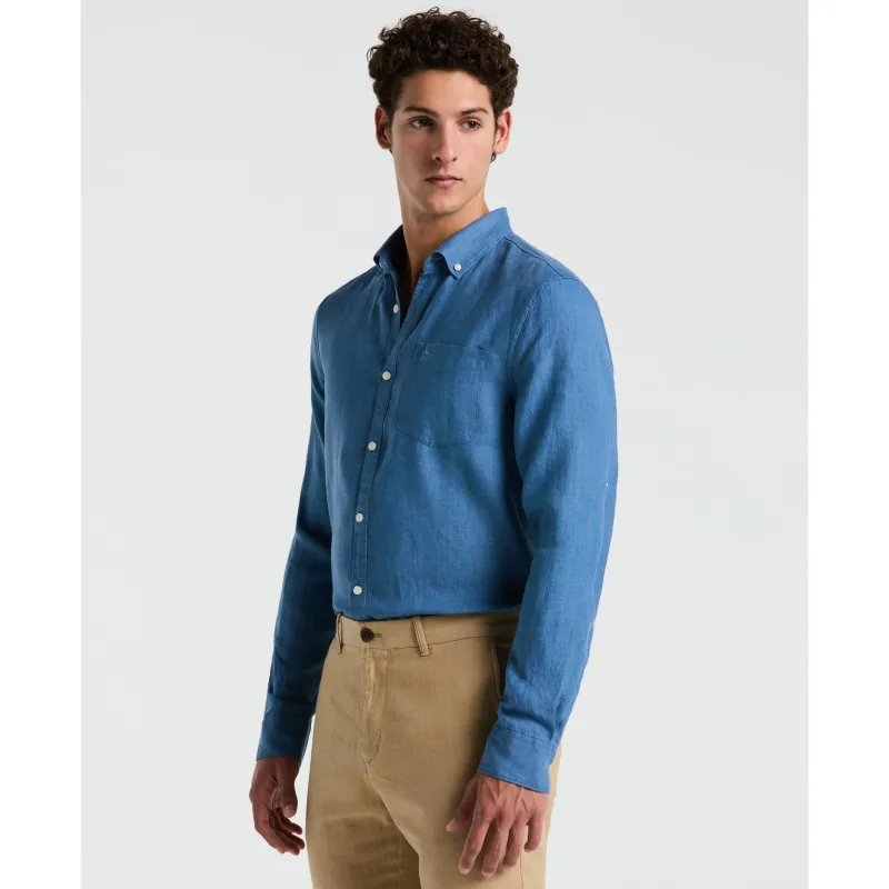 Delave Linen Long Sleeve Button-Down Shirt sold by Original Penguin