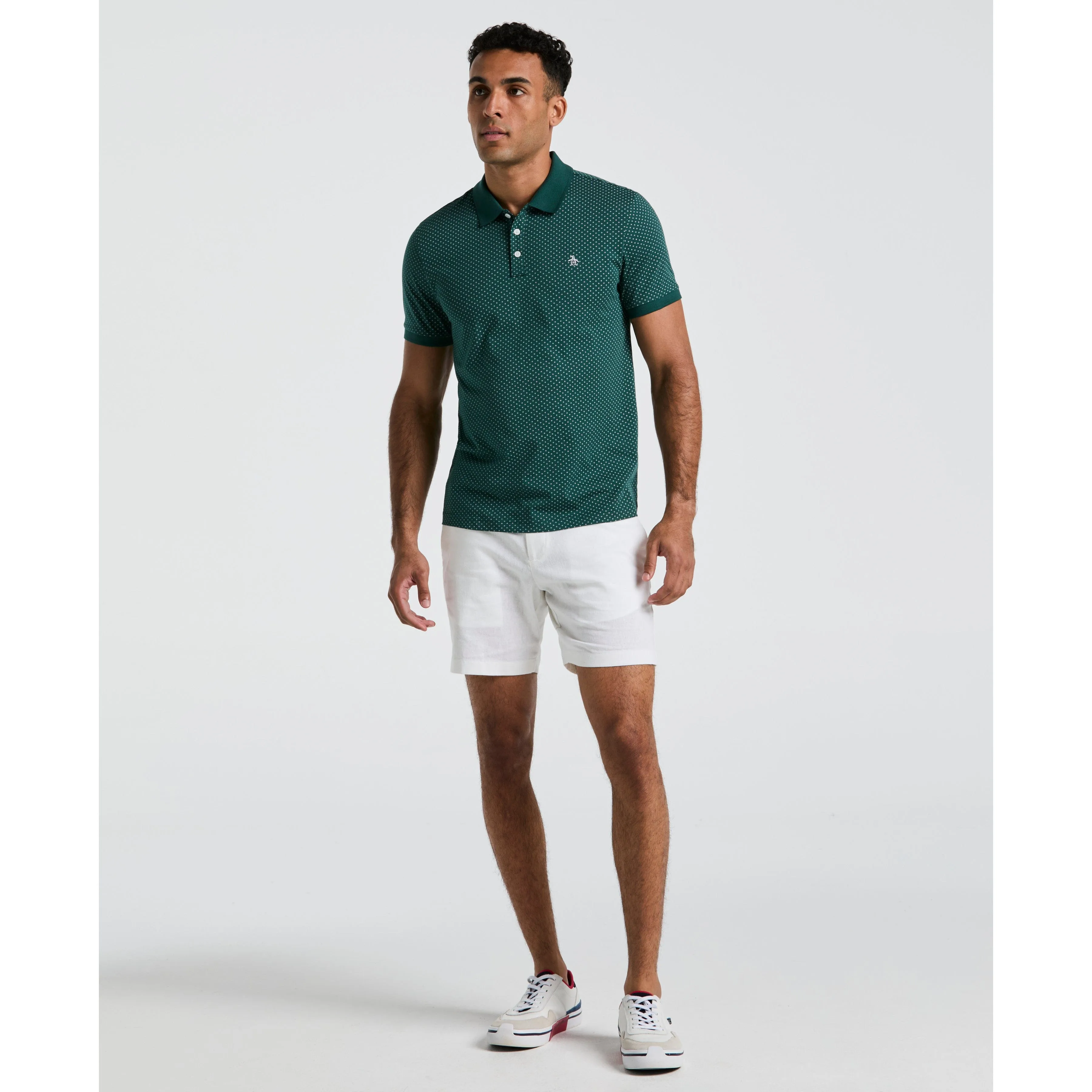 All-Over Diamond Ditsy Print Polo sold by Original Penguin product image thumbnail 4