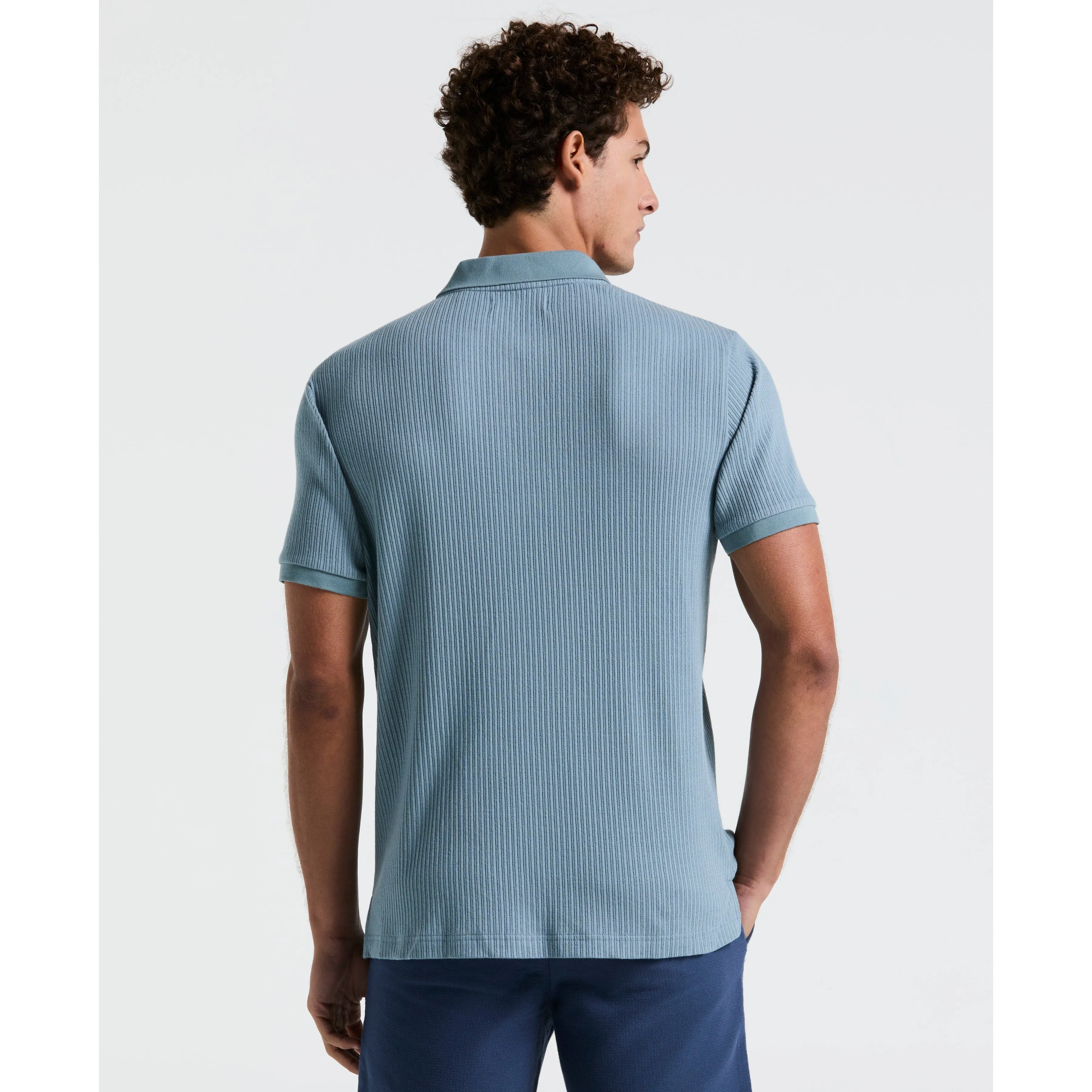 Jacquard Button Front Polo sold by Original Penguin product image thumbnail 2