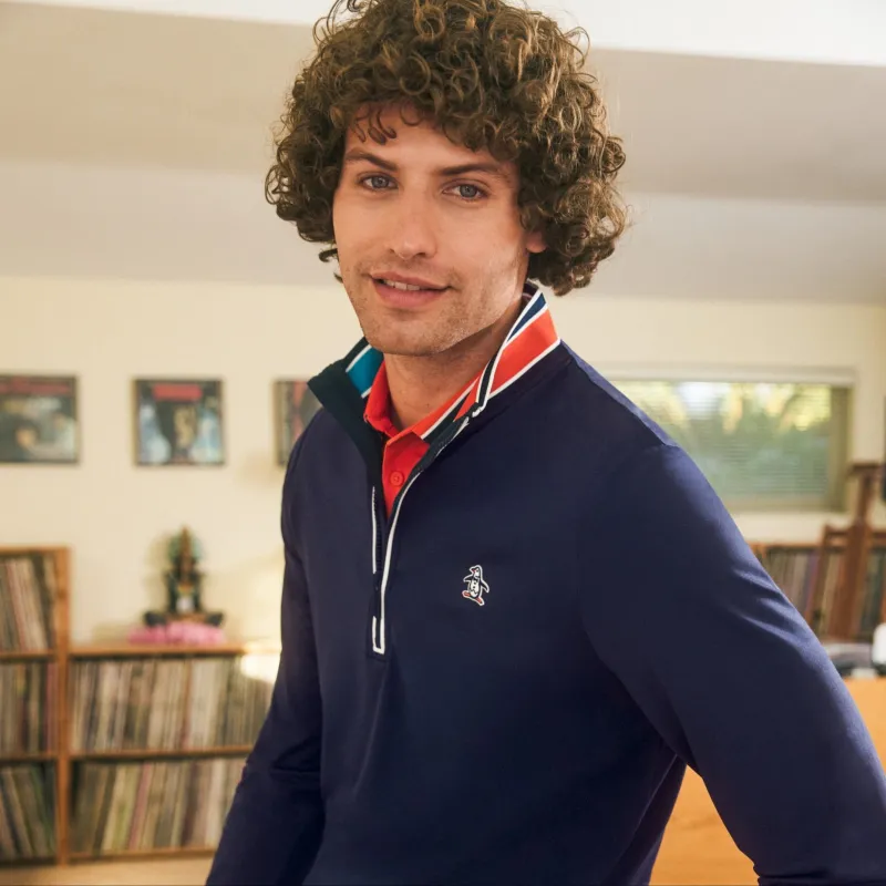 1/4 Zip Earl Golf Pullover sold by Original Penguin