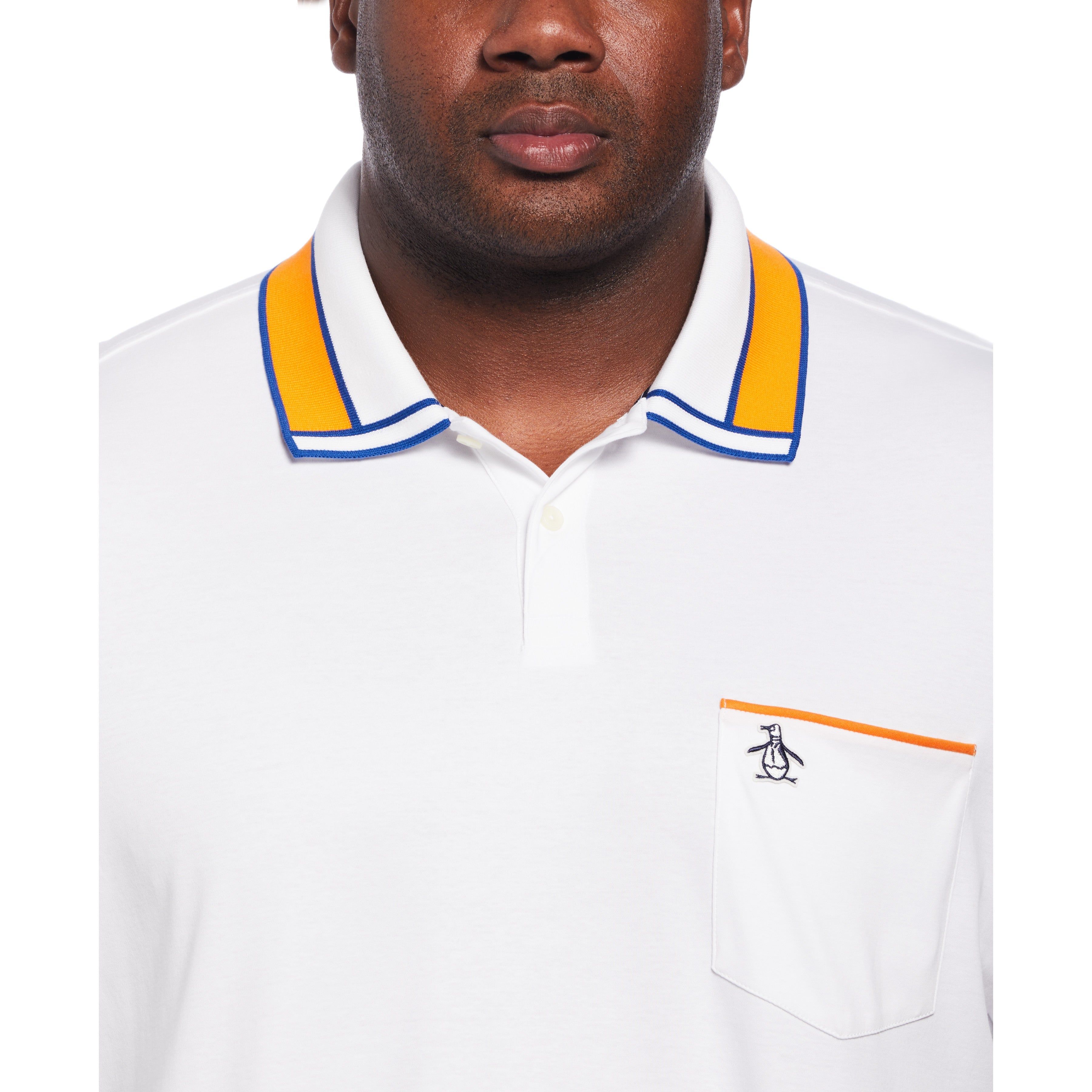 Striped Collar and Cuff Interlock Polo sold by Original Penguin product image thumbnail 3