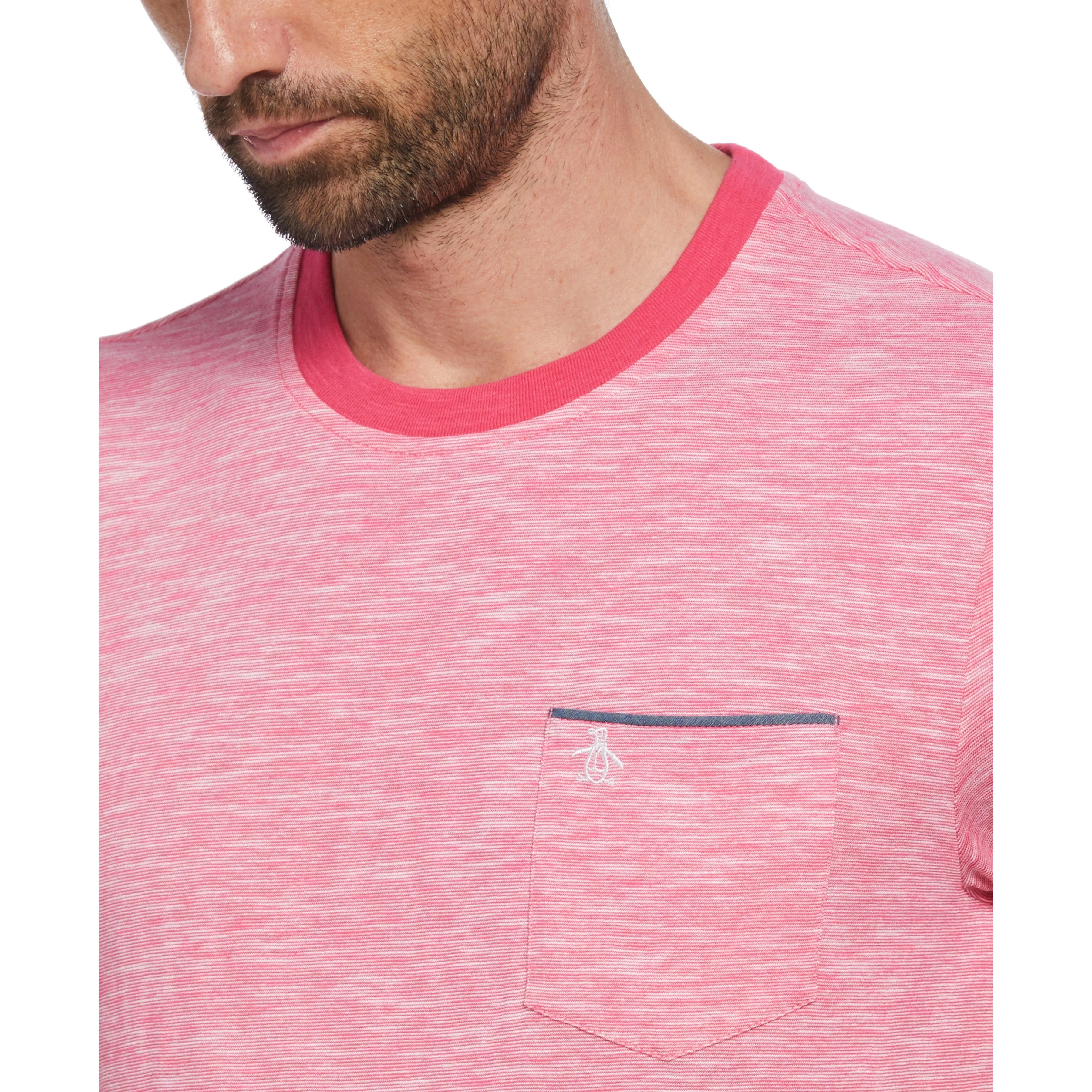 Stripe Chambray Tipped Pocket Tee sold by Original Penguin product image thumbnail 3