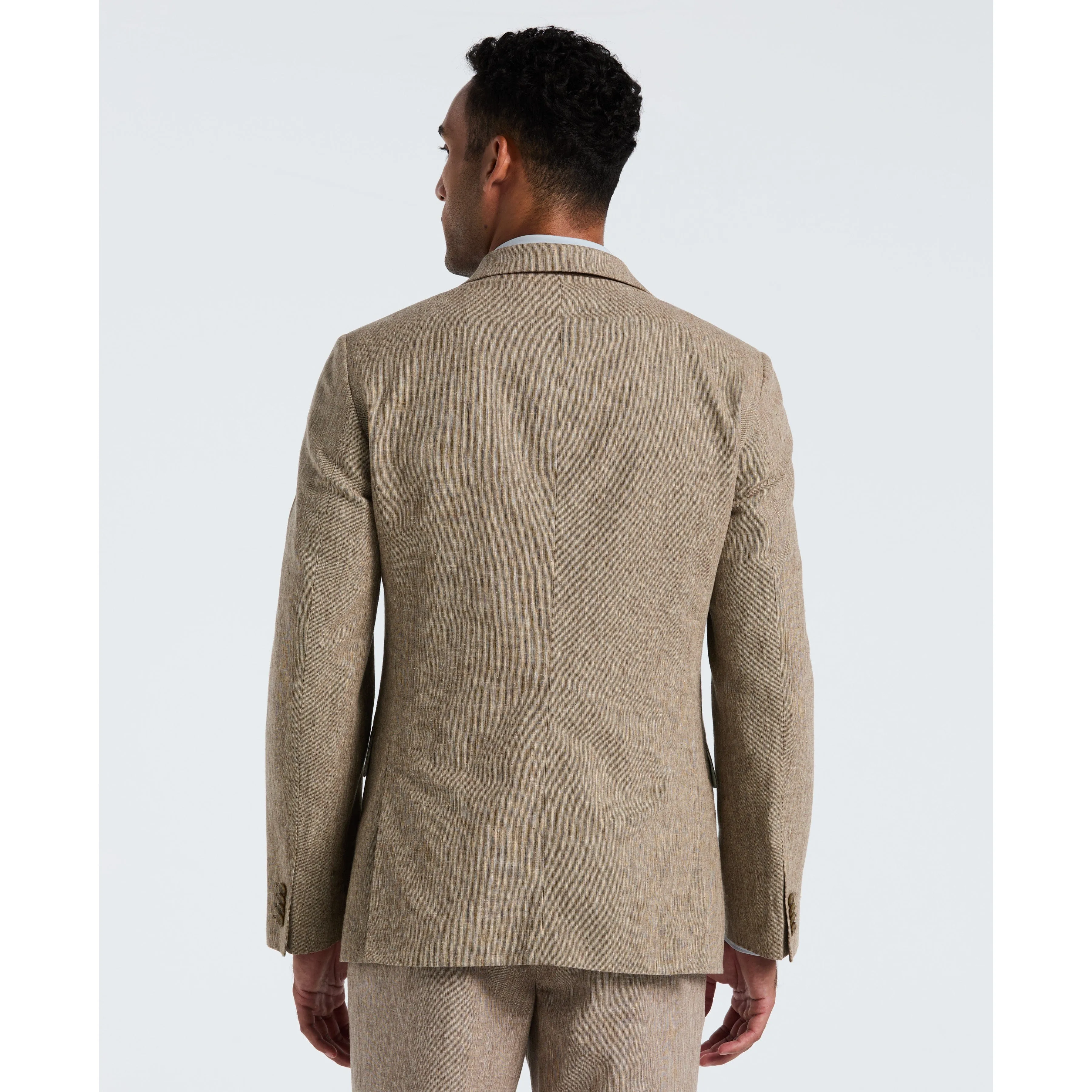 Tan Linen Suit Separate Jacket sold by Original Penguin product image thumbnail 2