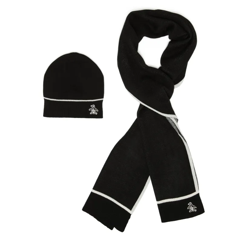Earl's Golf Beanie and Scarf Set sold by Original Penguin