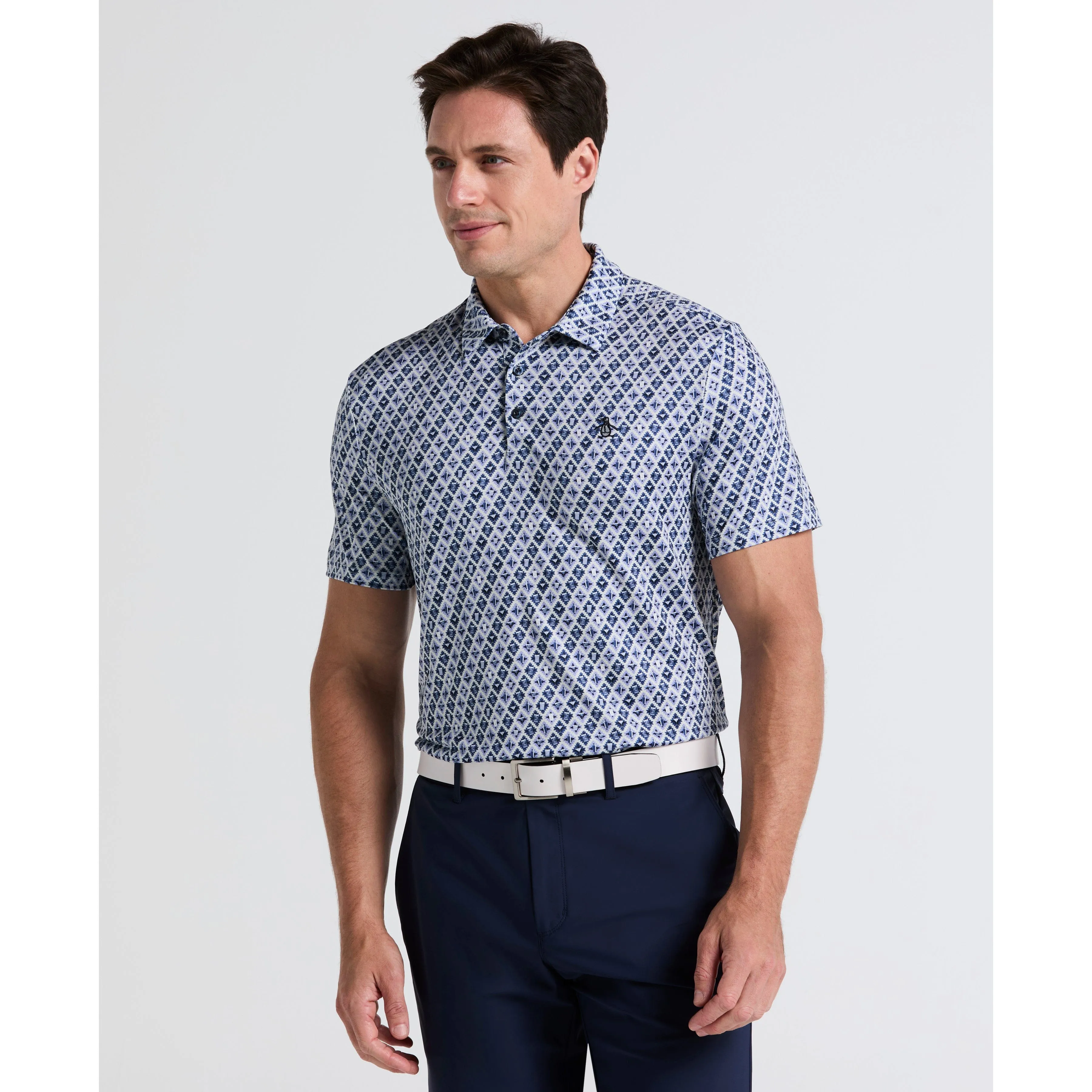 Pete's Batik Cocktail Golf Polo sold by Original Penguin