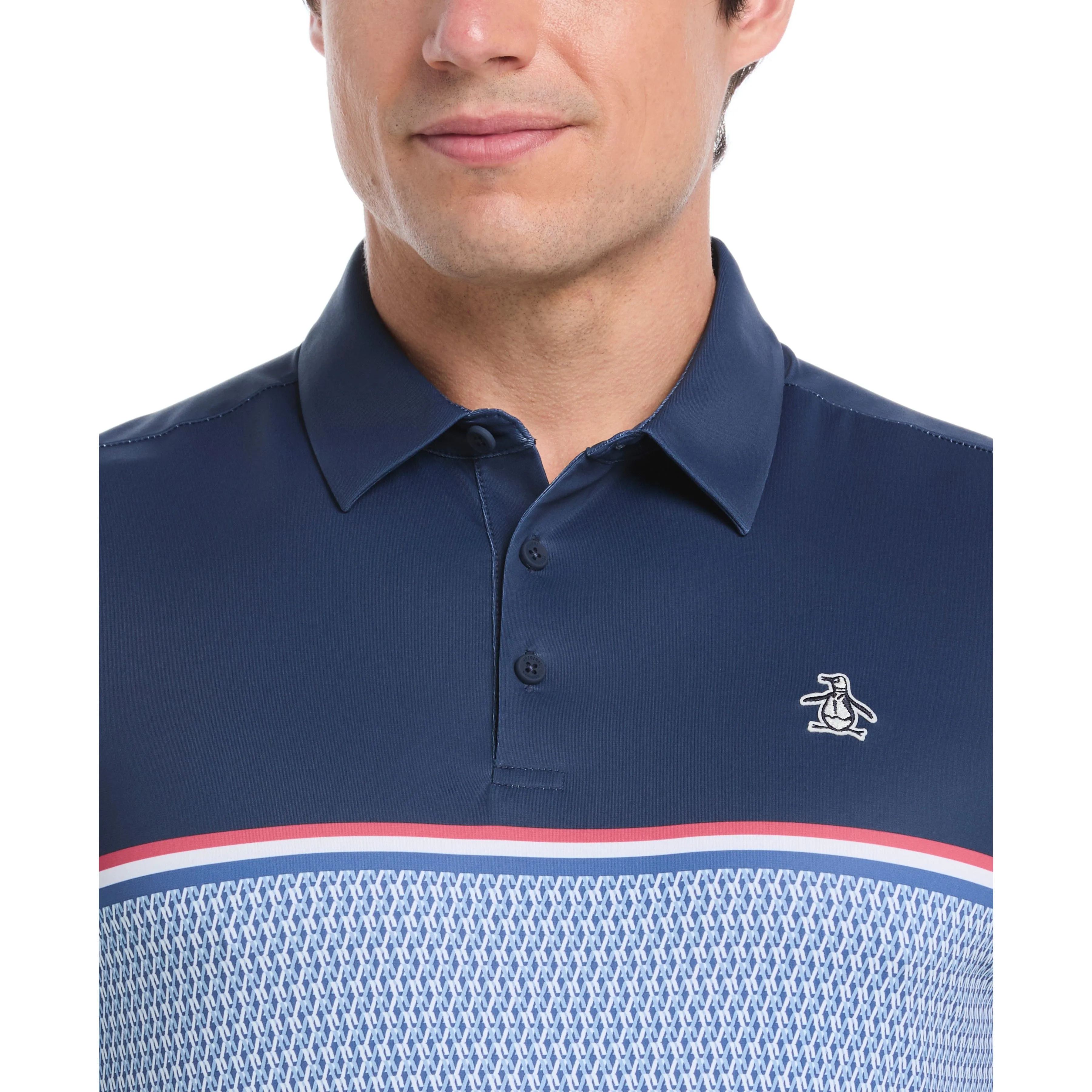 Color Block "P" Print Golf Polo sold by Original Penguin product image thumbnail 3