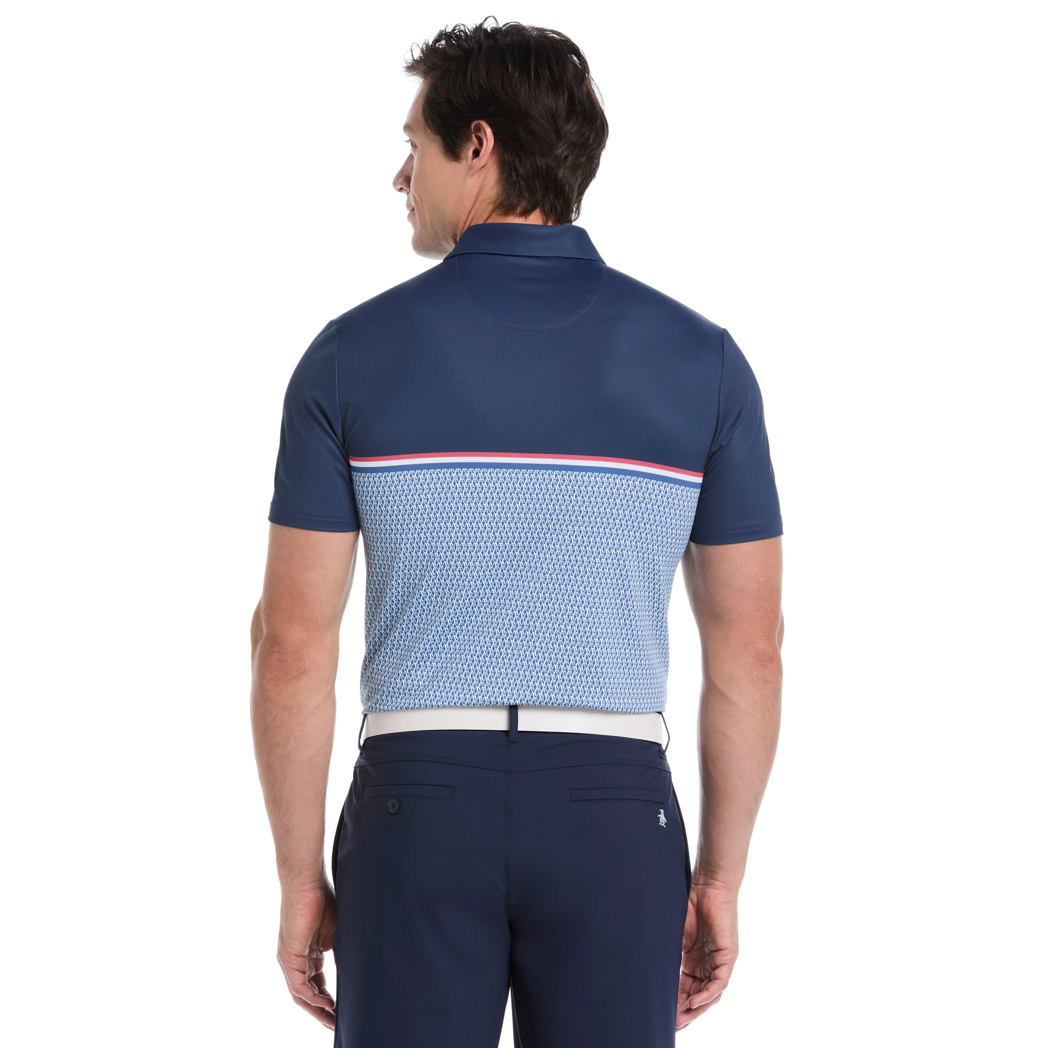 Color Block "P" Print Golf Polo sold by Original Penguin product image thumbnail 2