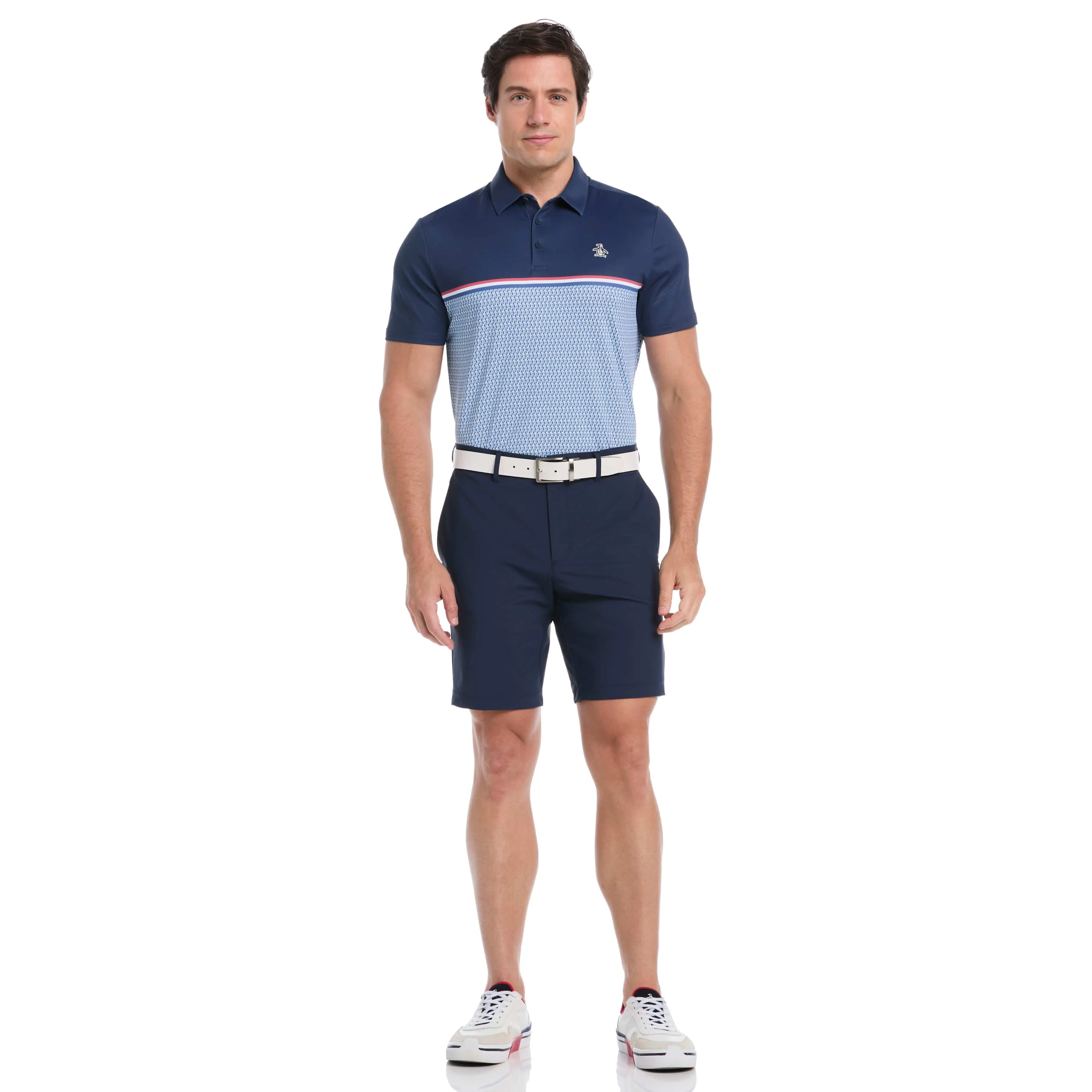 Color Block "P" Print Golf Polo sold by Original Penguin product image thumbnail 4