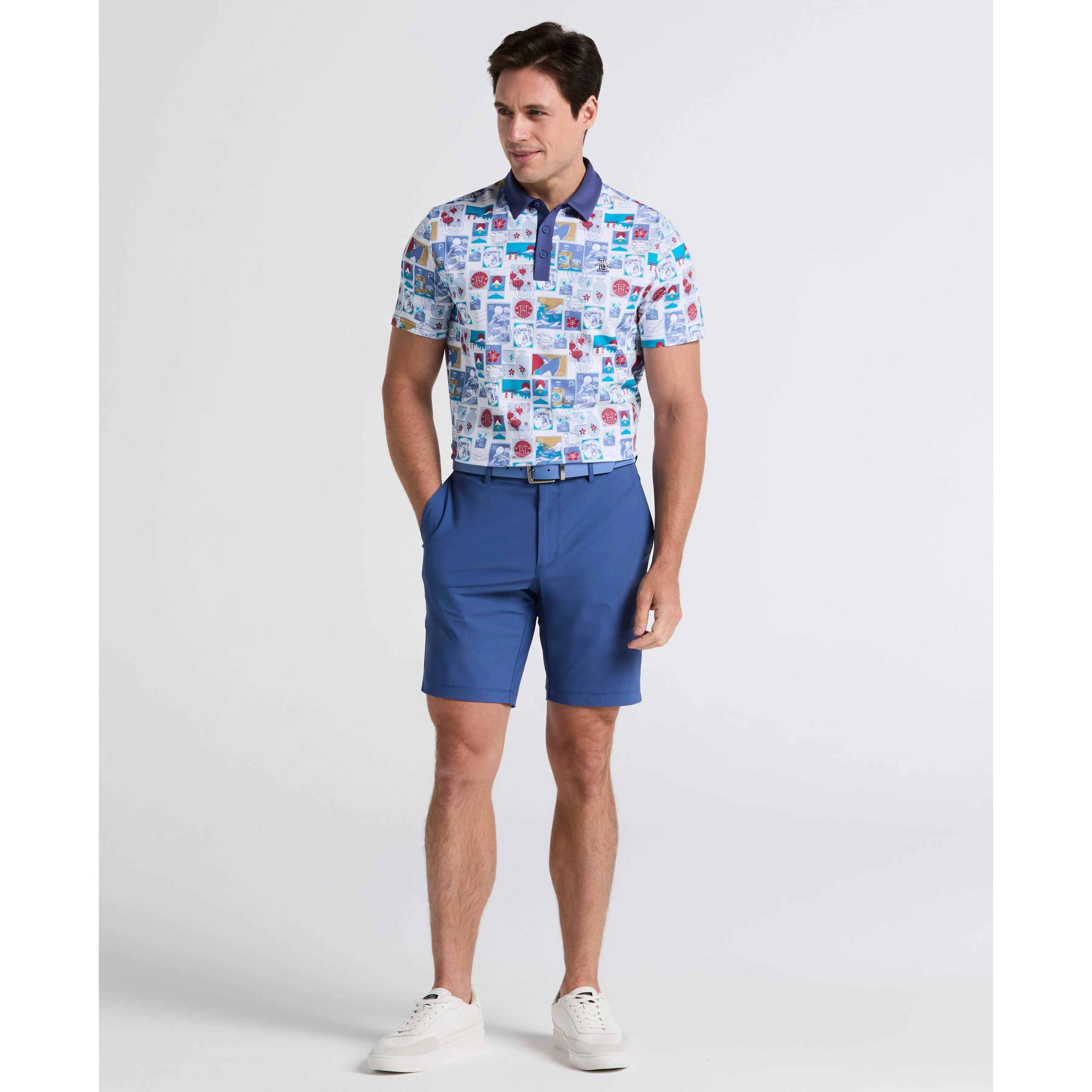 Pete's Stamp Statement Golf Polo sold by Original Penguin product image thumbnail 4