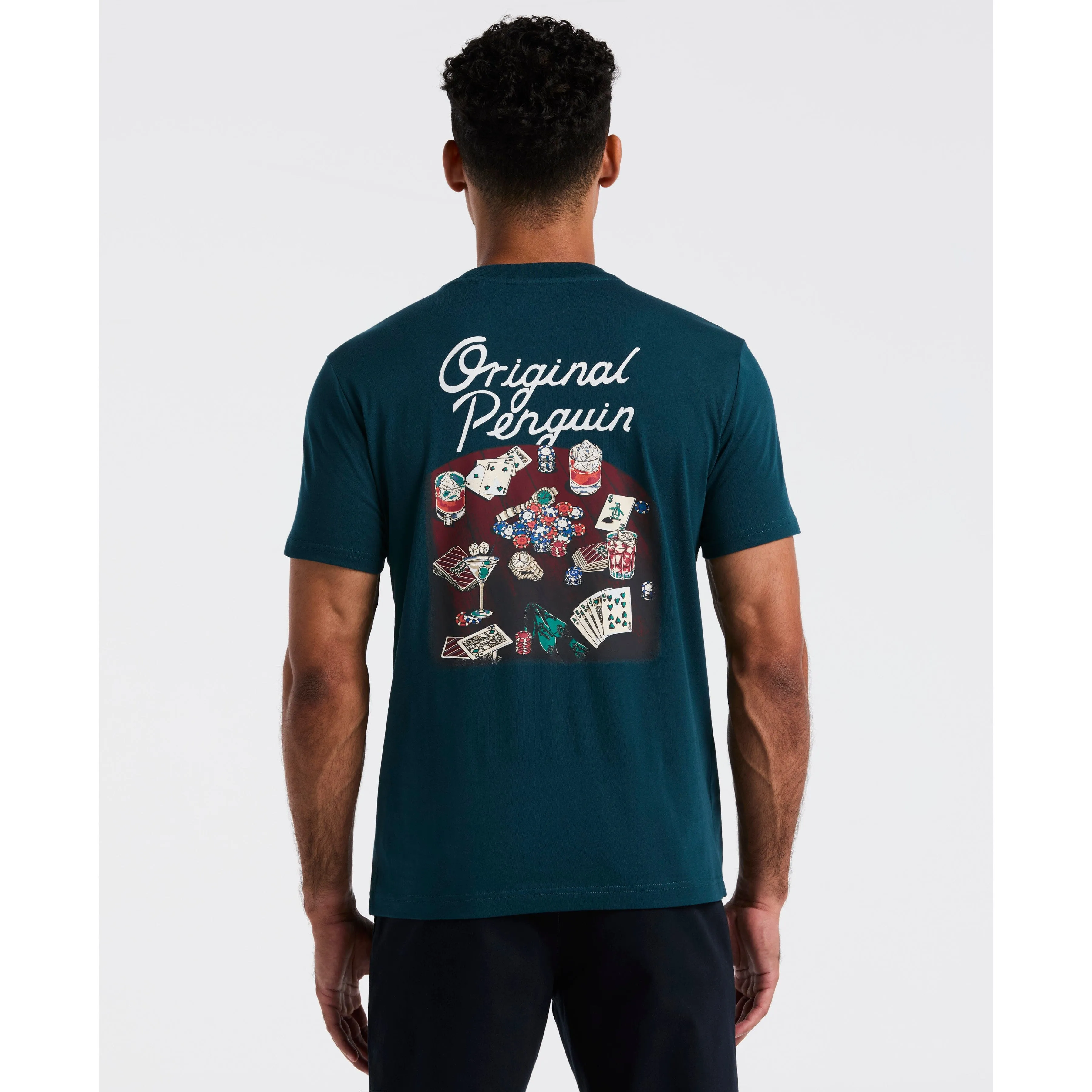 Poker Scene Graphic Tee sold by Original Penguin product image thumbnail 2