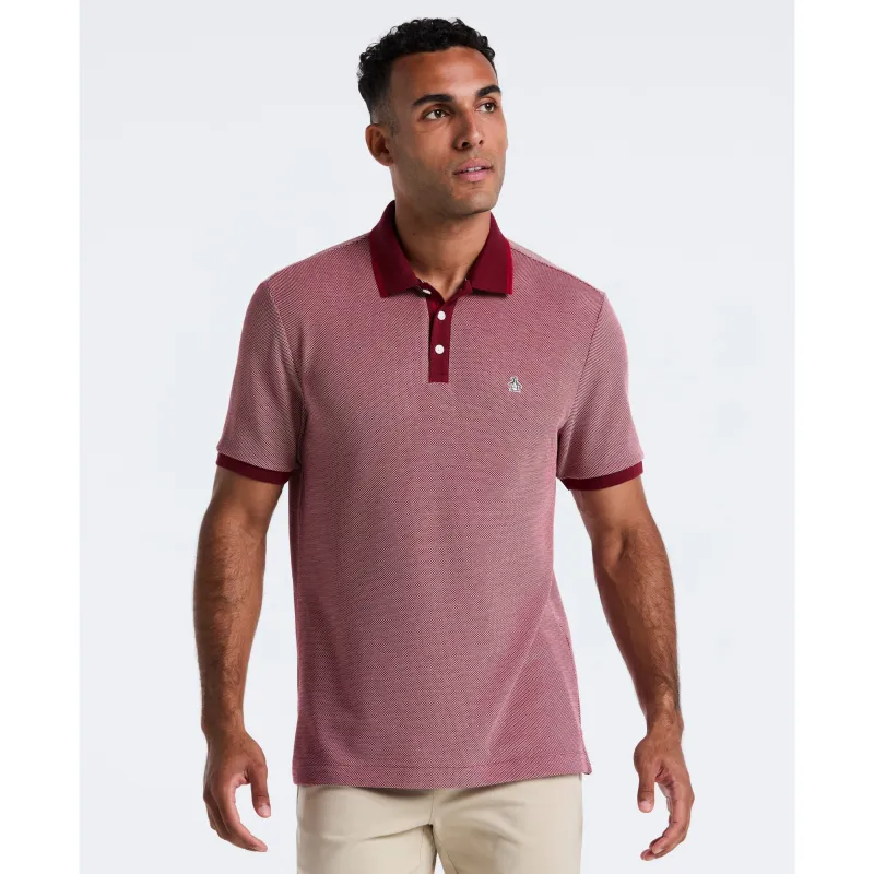Cotton Tricolor Pique Polo sold by Original Penguin