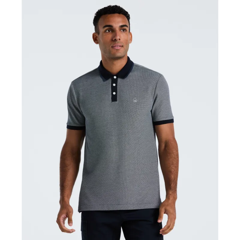 Cotton Tricolor Pique Polo sold by Original Penguin