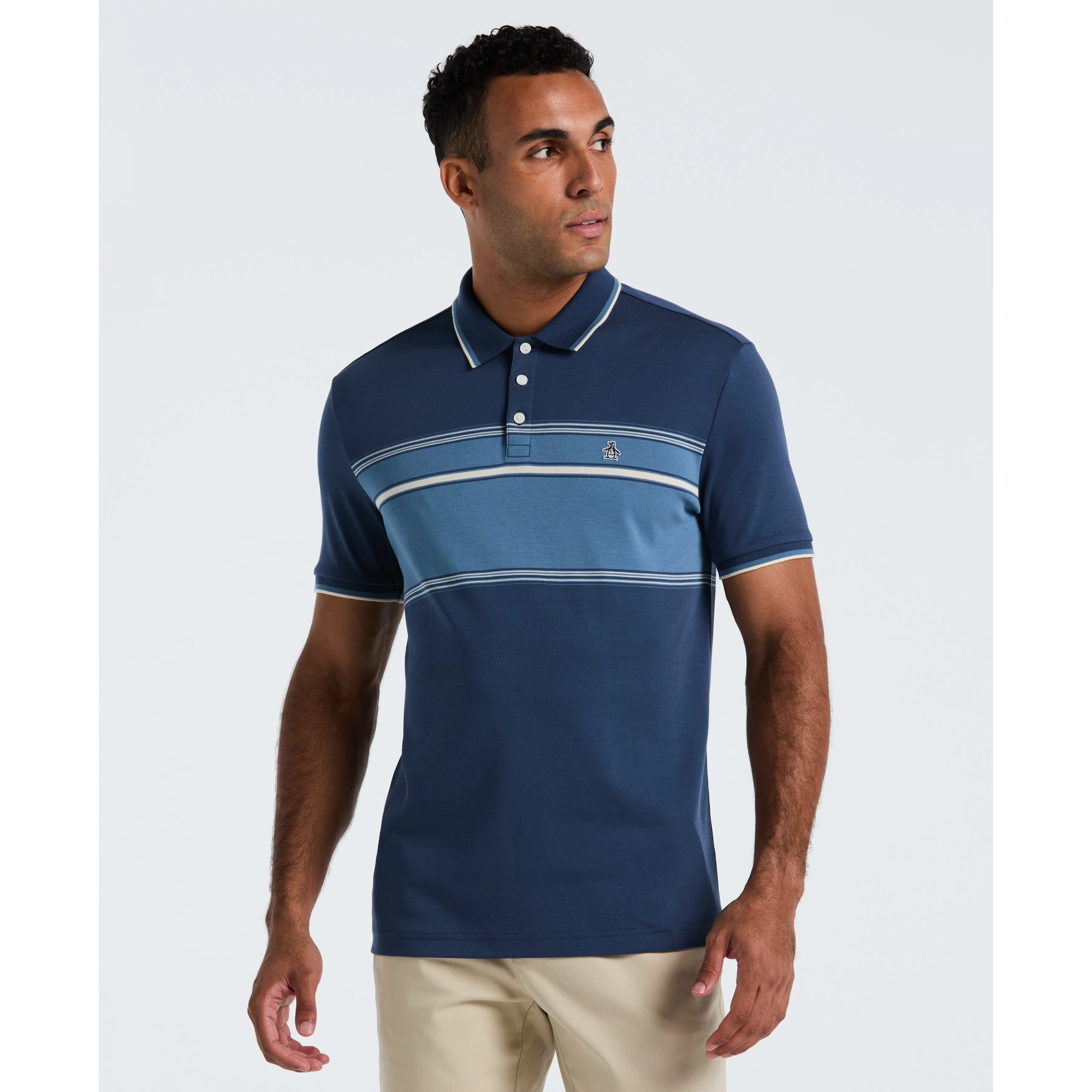 Organic Cotton Stripe Polo sold by Original Penguin