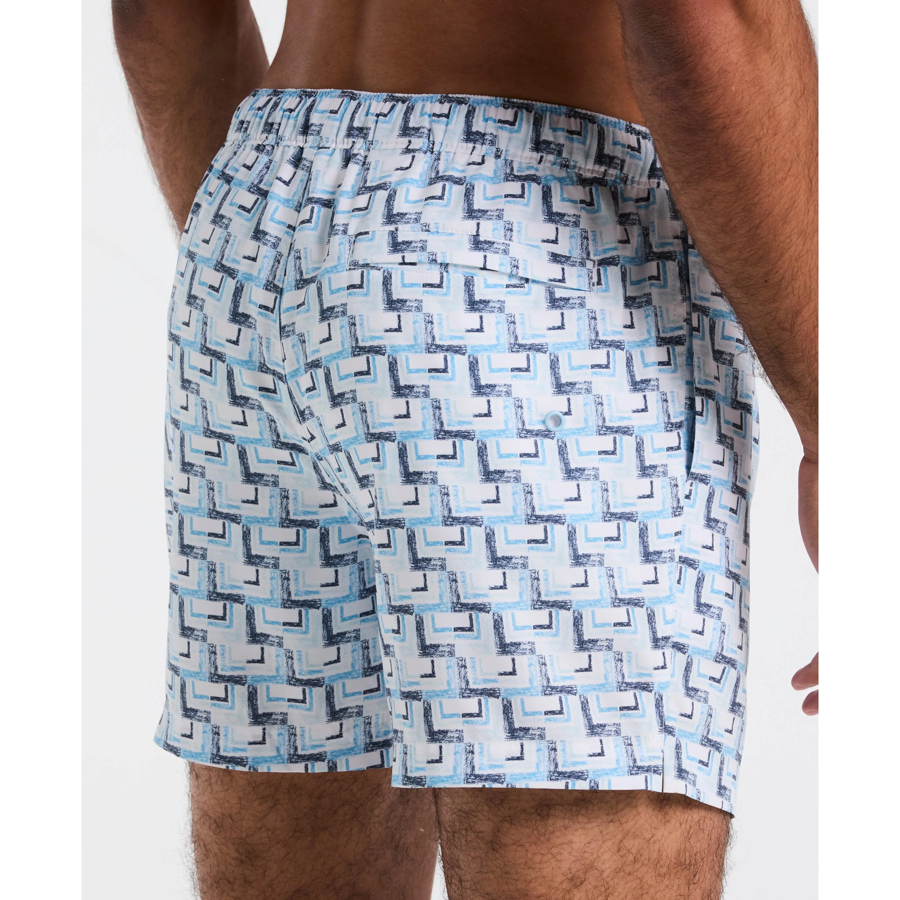 5" All-Over Print Geo Swim Short sold by Original Penguin product image thumbnail 4